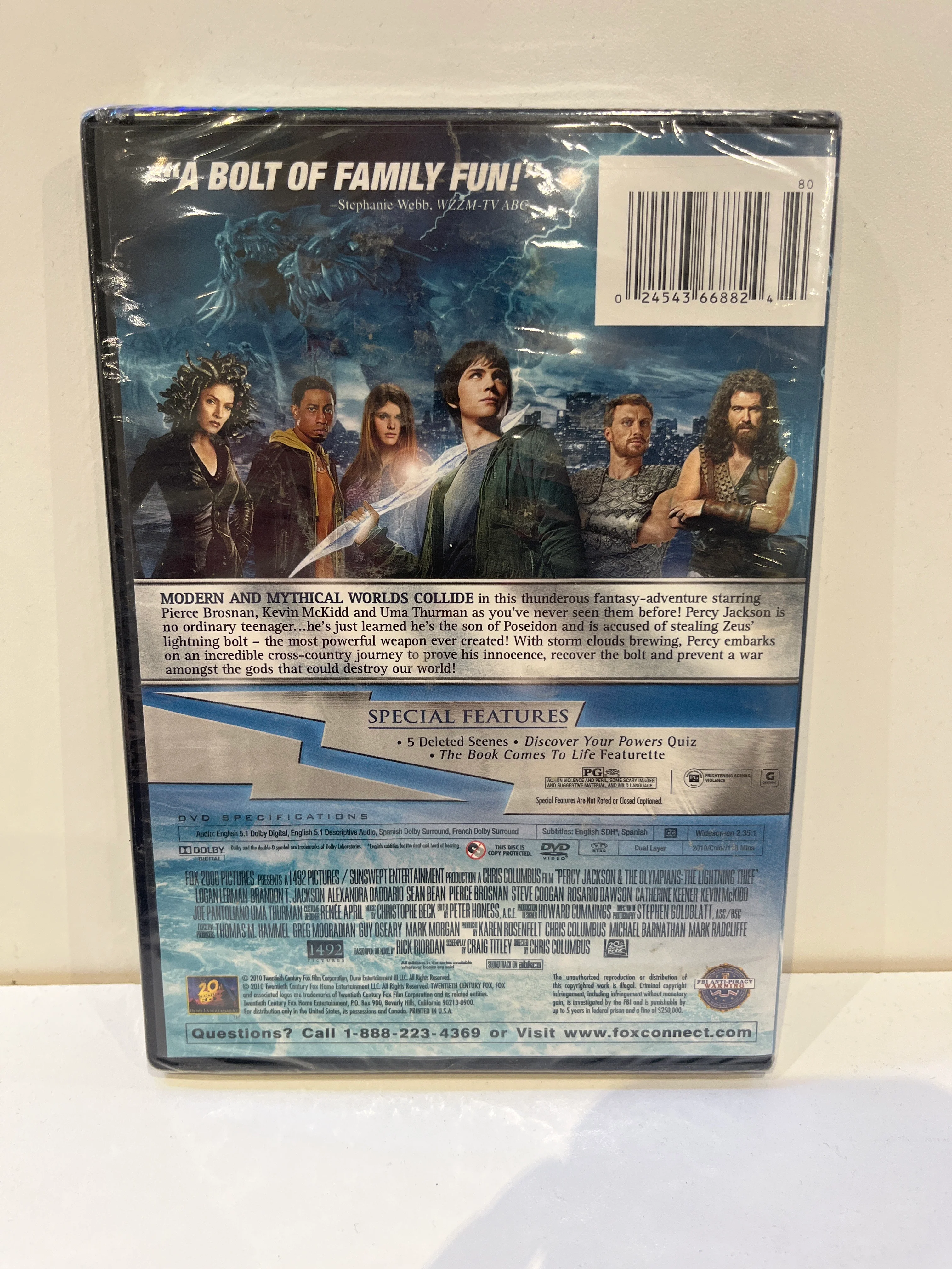 Percy Jackson & the Olympians: The Lightning Thief - DVD - Image 2