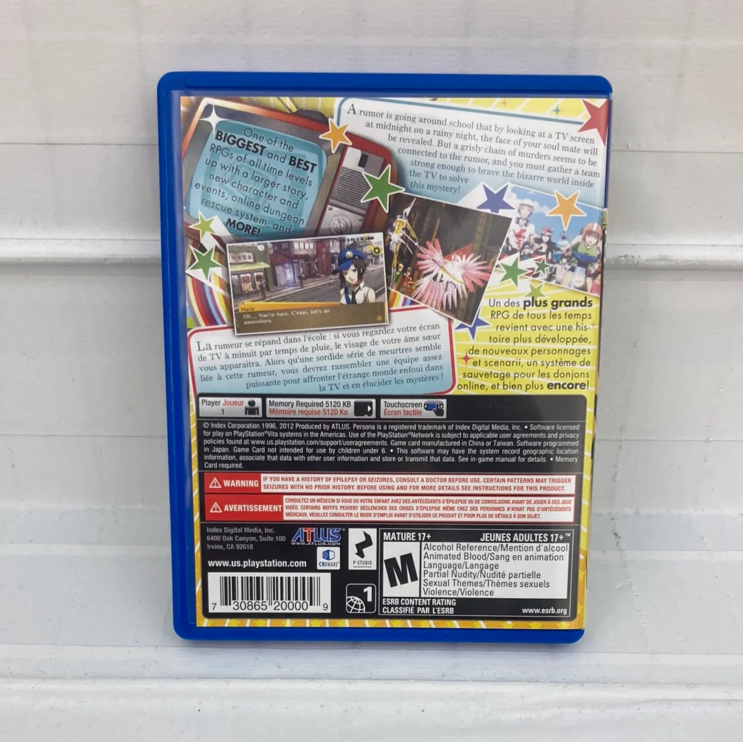 Persona 4 Golden - Playstation Vita - Image 2