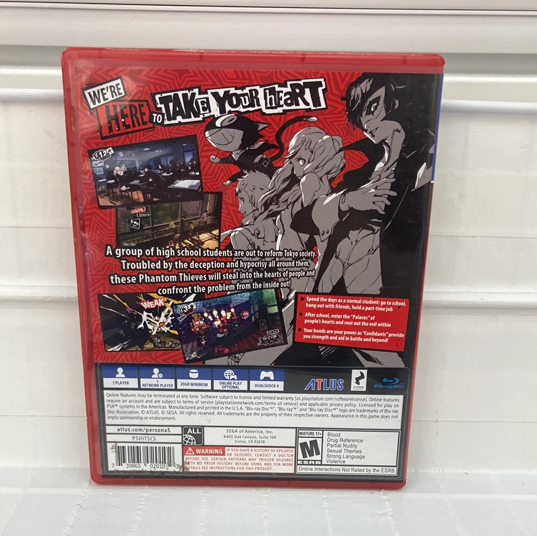 Persona 5 [Playstation Hits] - Playstation 4 - Image 2