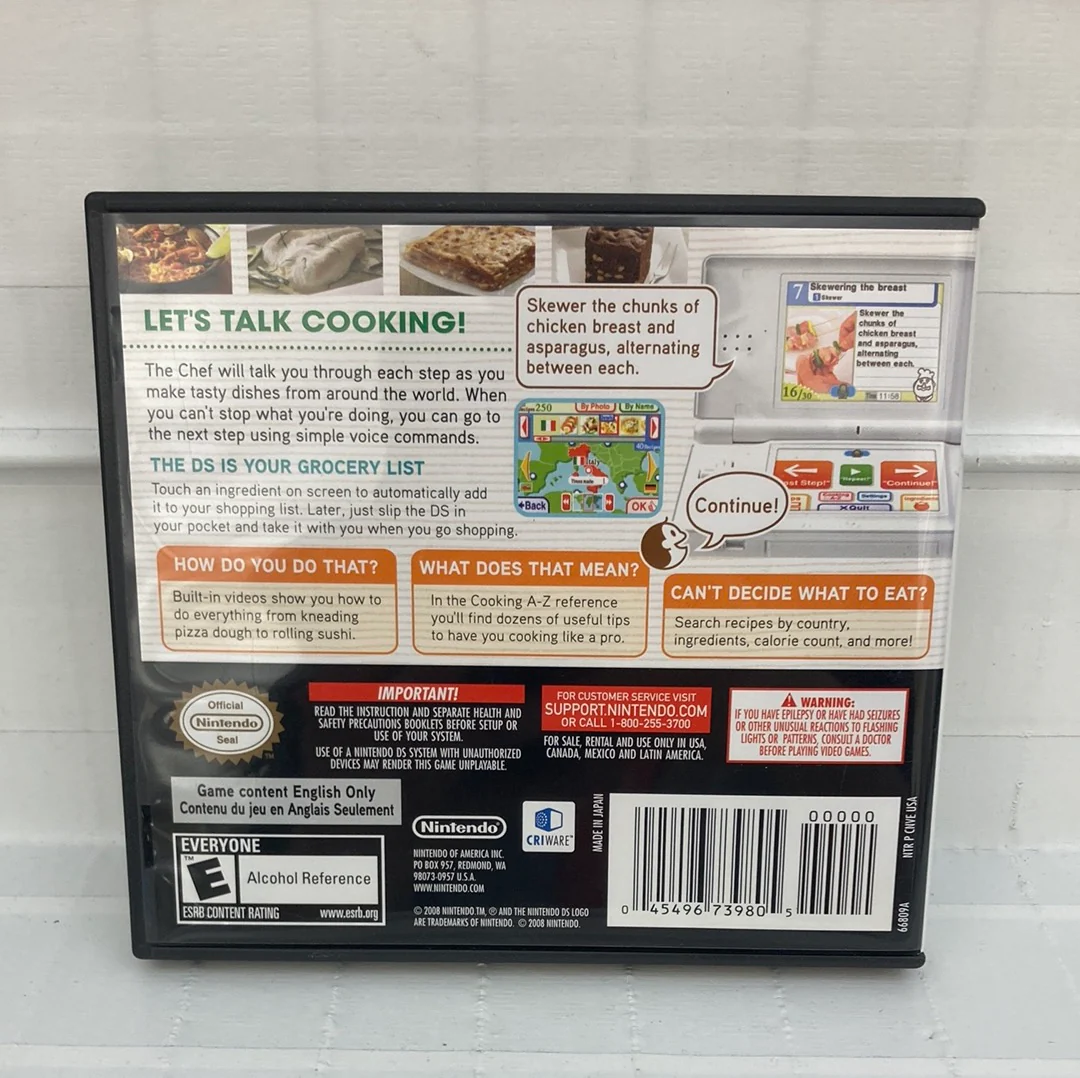 Personal Trainer Cooking - Nintendo DS - Image 2