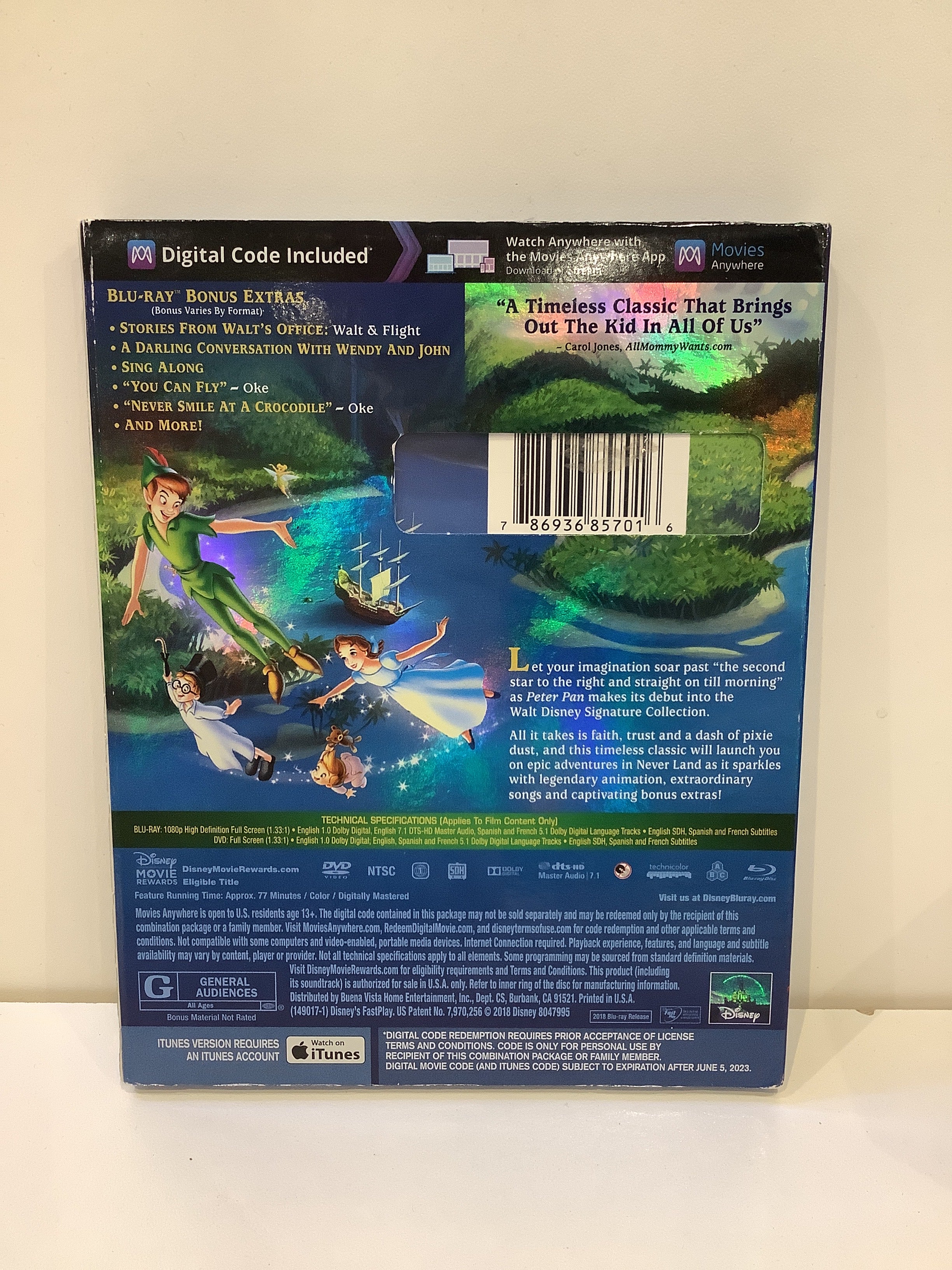 Peter Pan - Anniversary Edition - Blu-Ray - Image 2