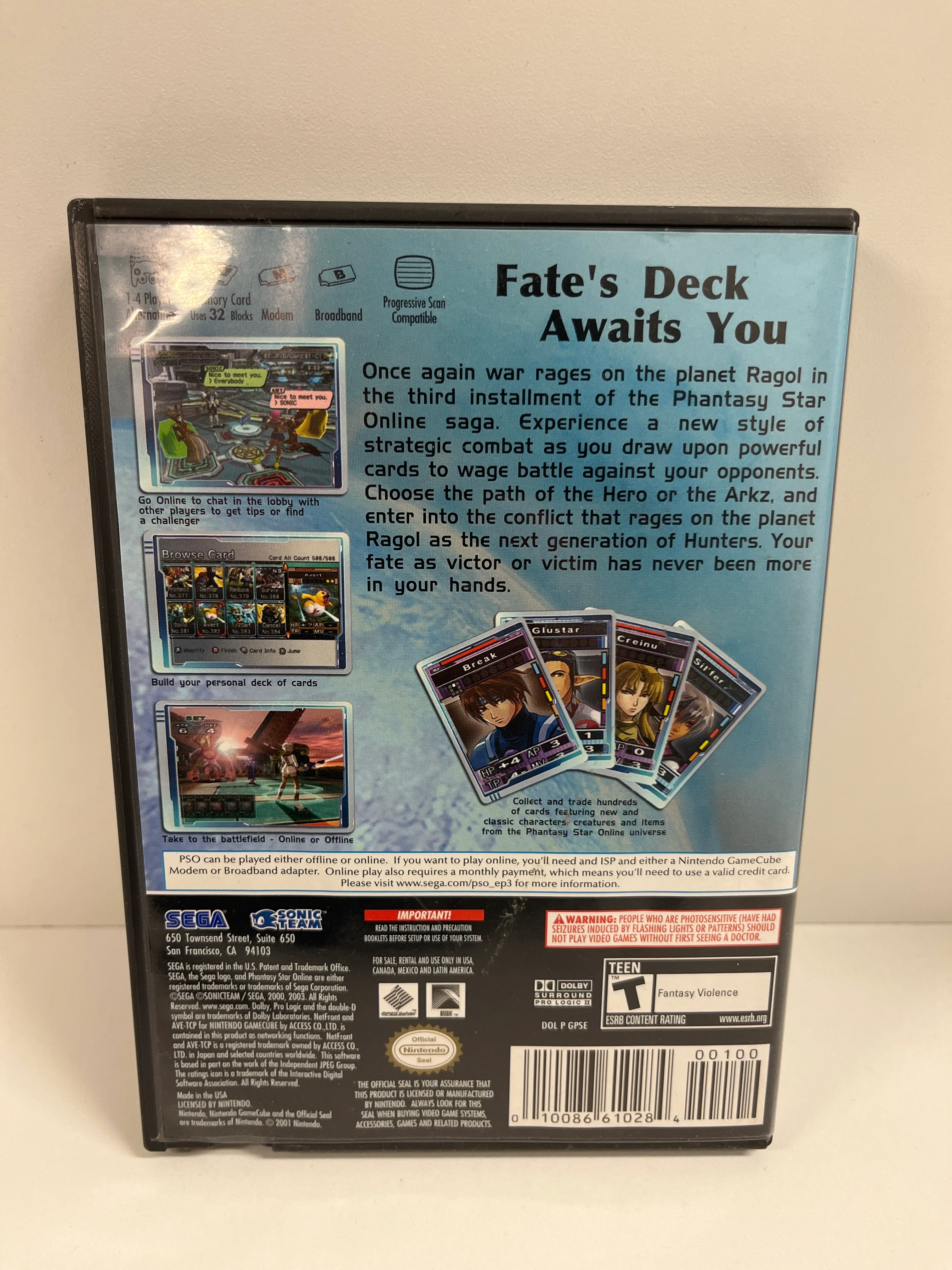 Phantasy Star Online III Card Revolution - Gamecube - Image 2