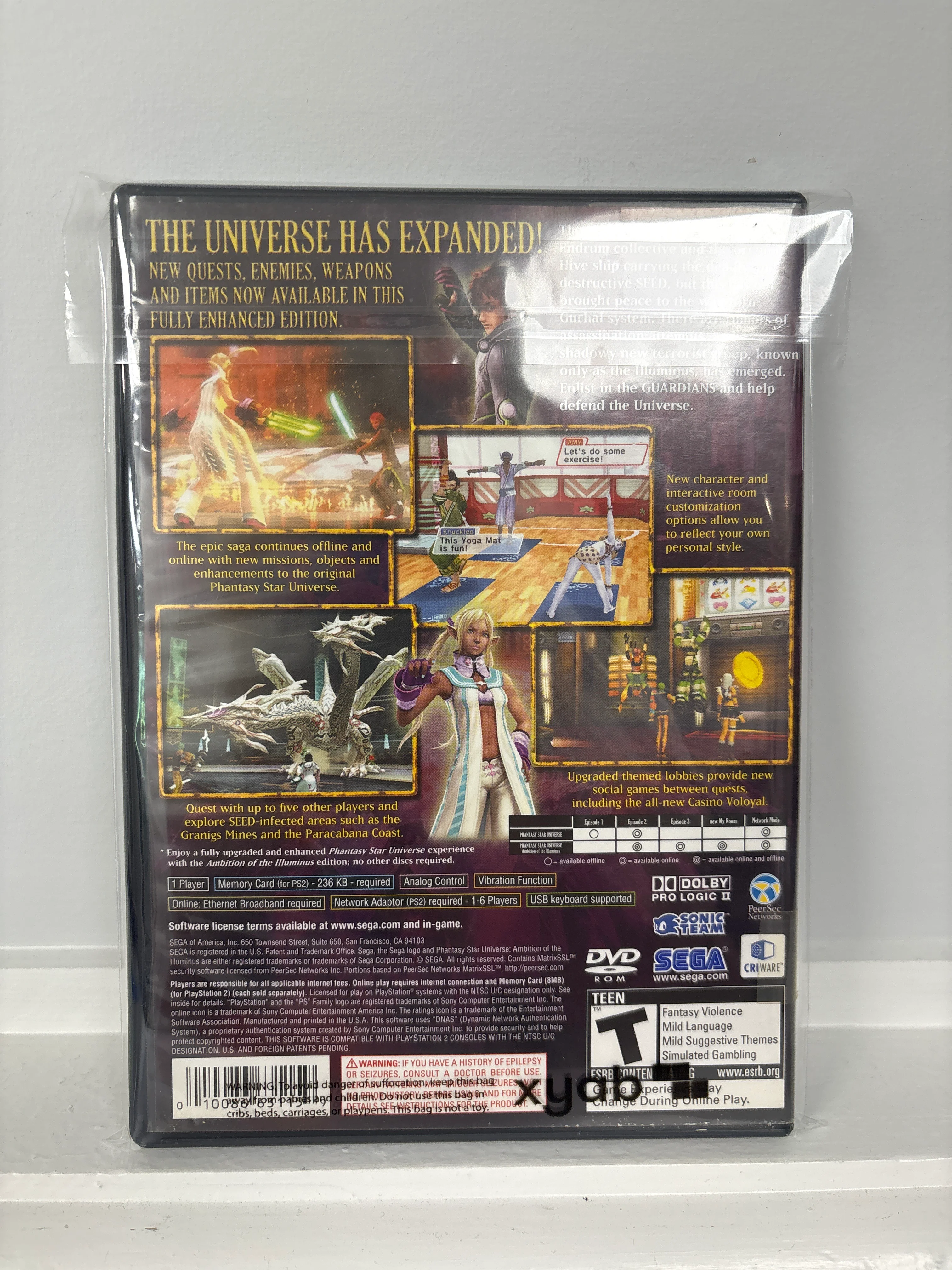 Phantasy Star Universe Ambition Of Illuminus Expansion - Playstation 2 - Image 2