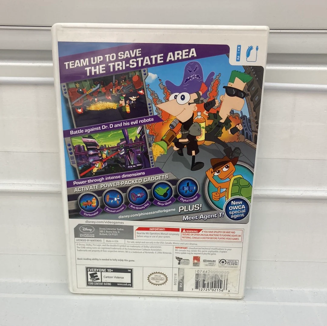 Phineas and Ferb: Across the 2nd Dimension - Wii - Image 2