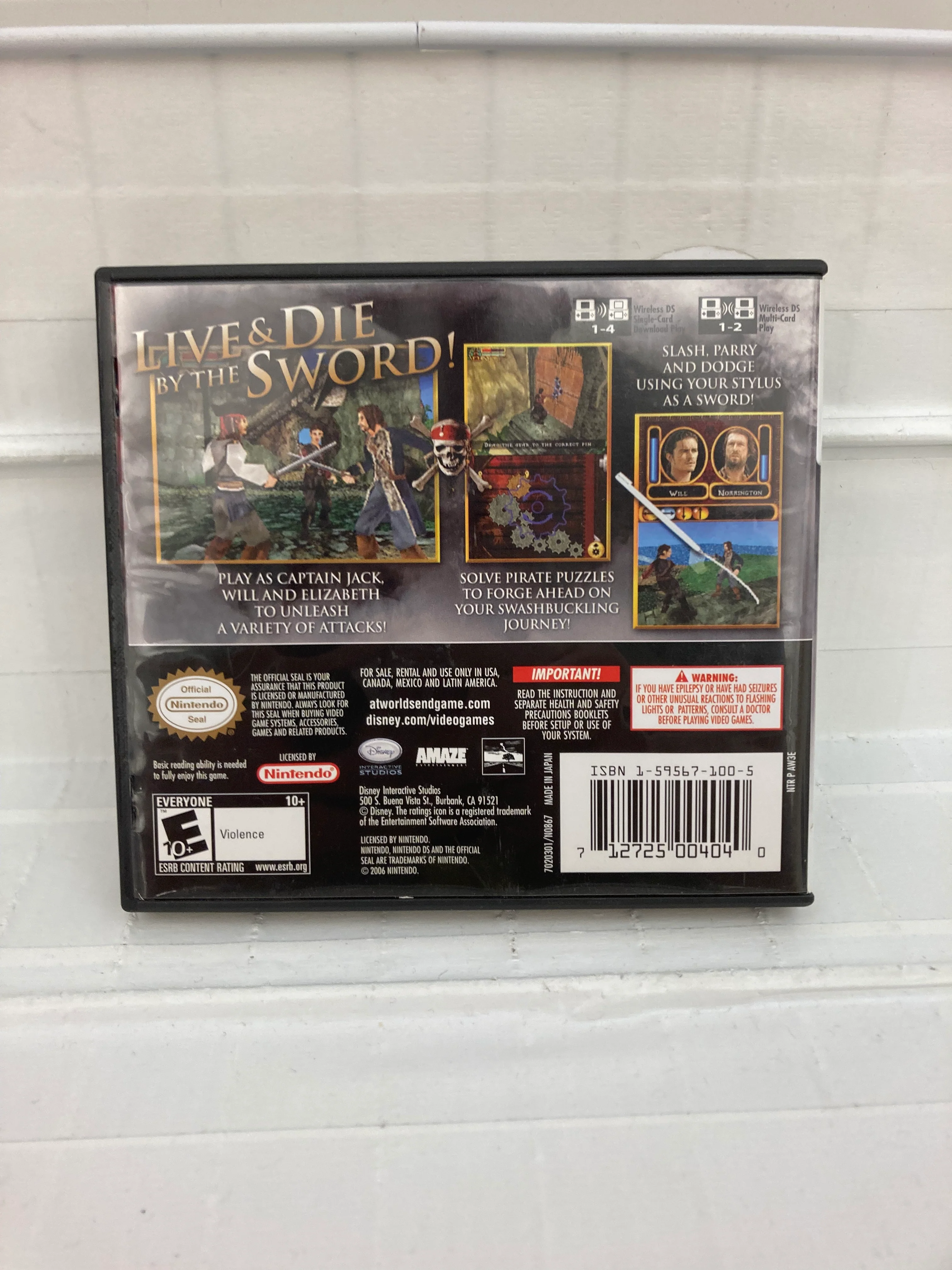 Pirates of the Caribbean At World's End - Nintendo DS - Image 2
