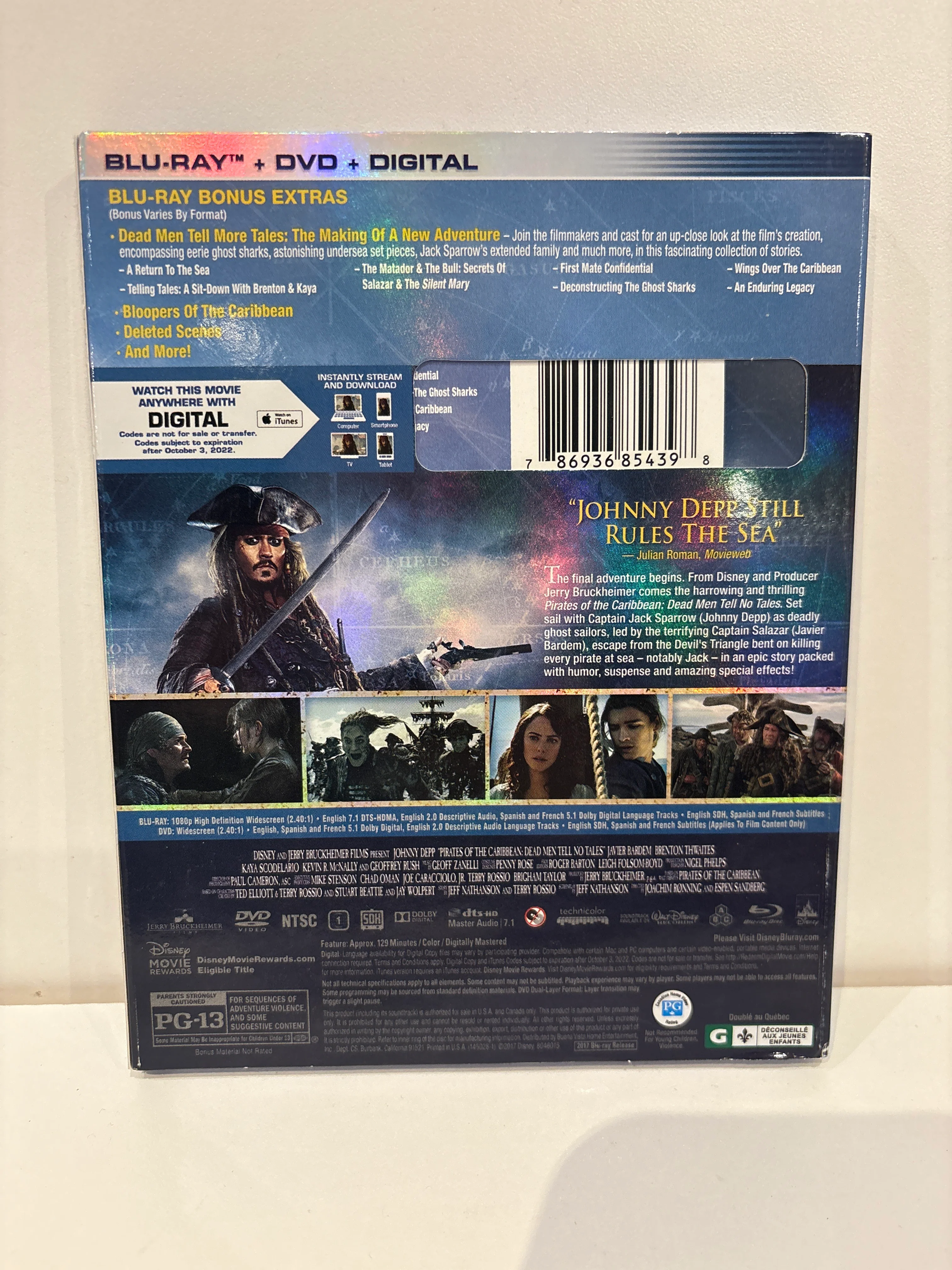 Pirates of the Caribbean: Dead Men Tell No Tales - Blu-Ray - Image 2