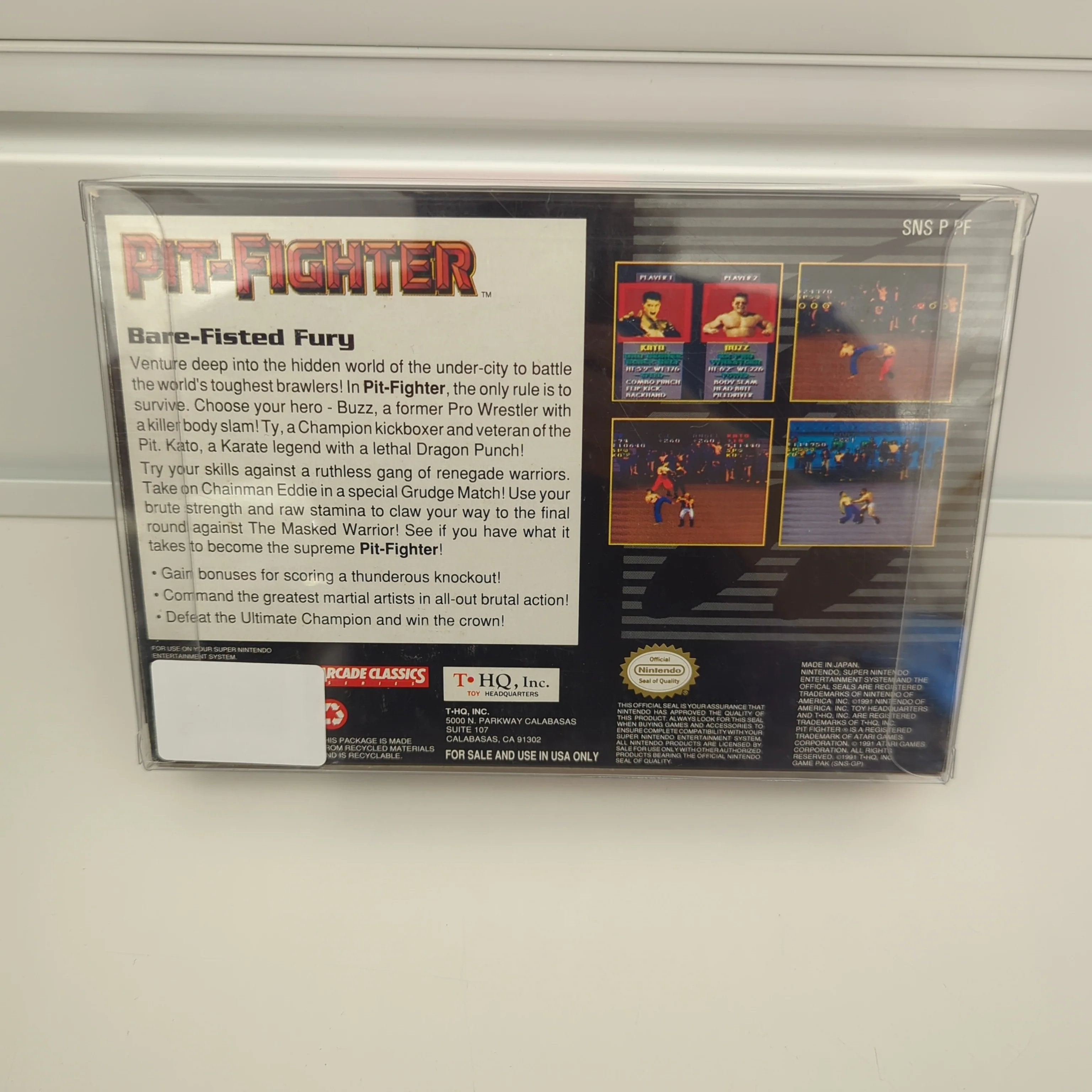 Pit-Fighter - Super Nintendo - Image 2