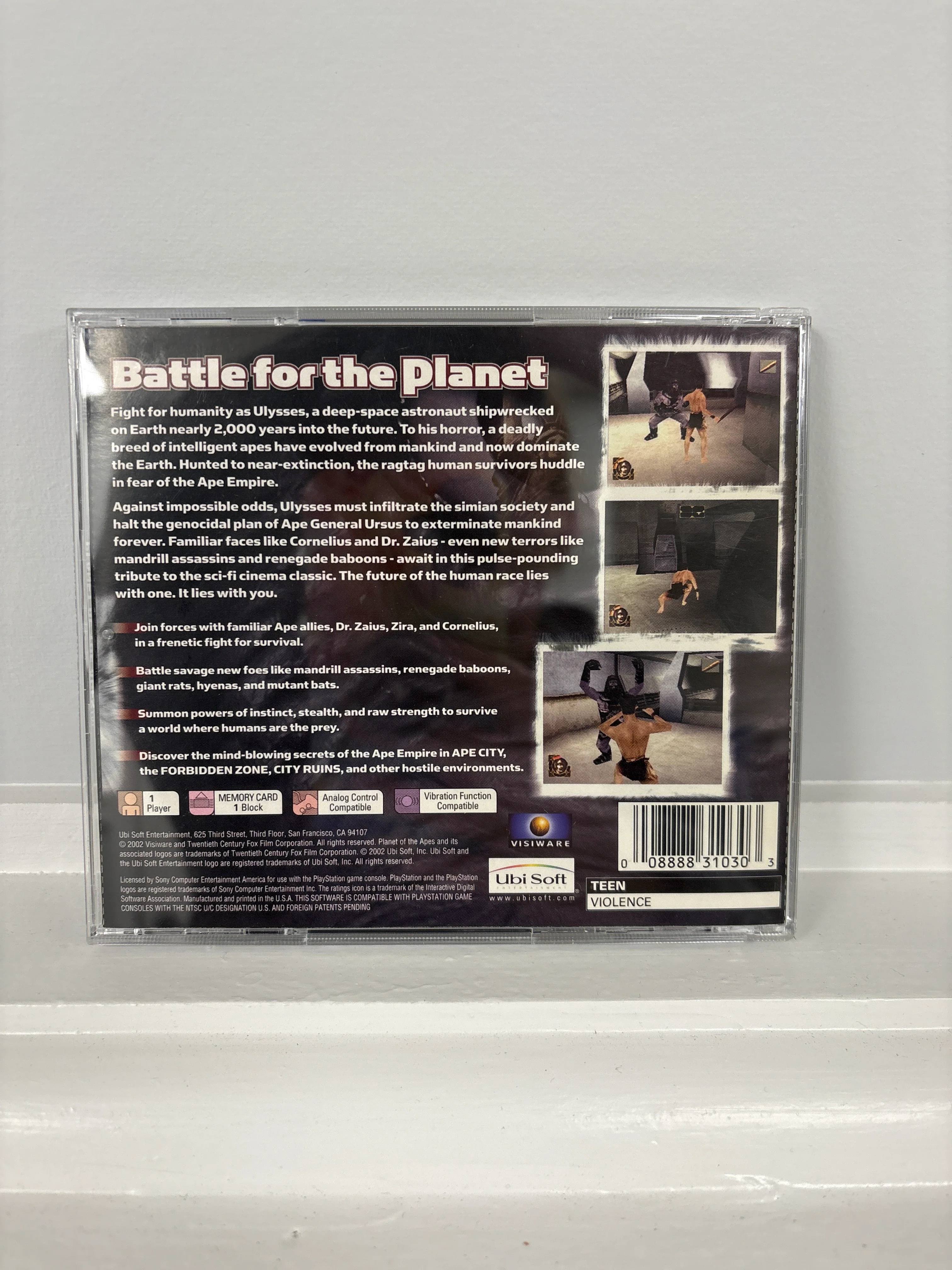 Planet of the Apes - Playstation - Image 2