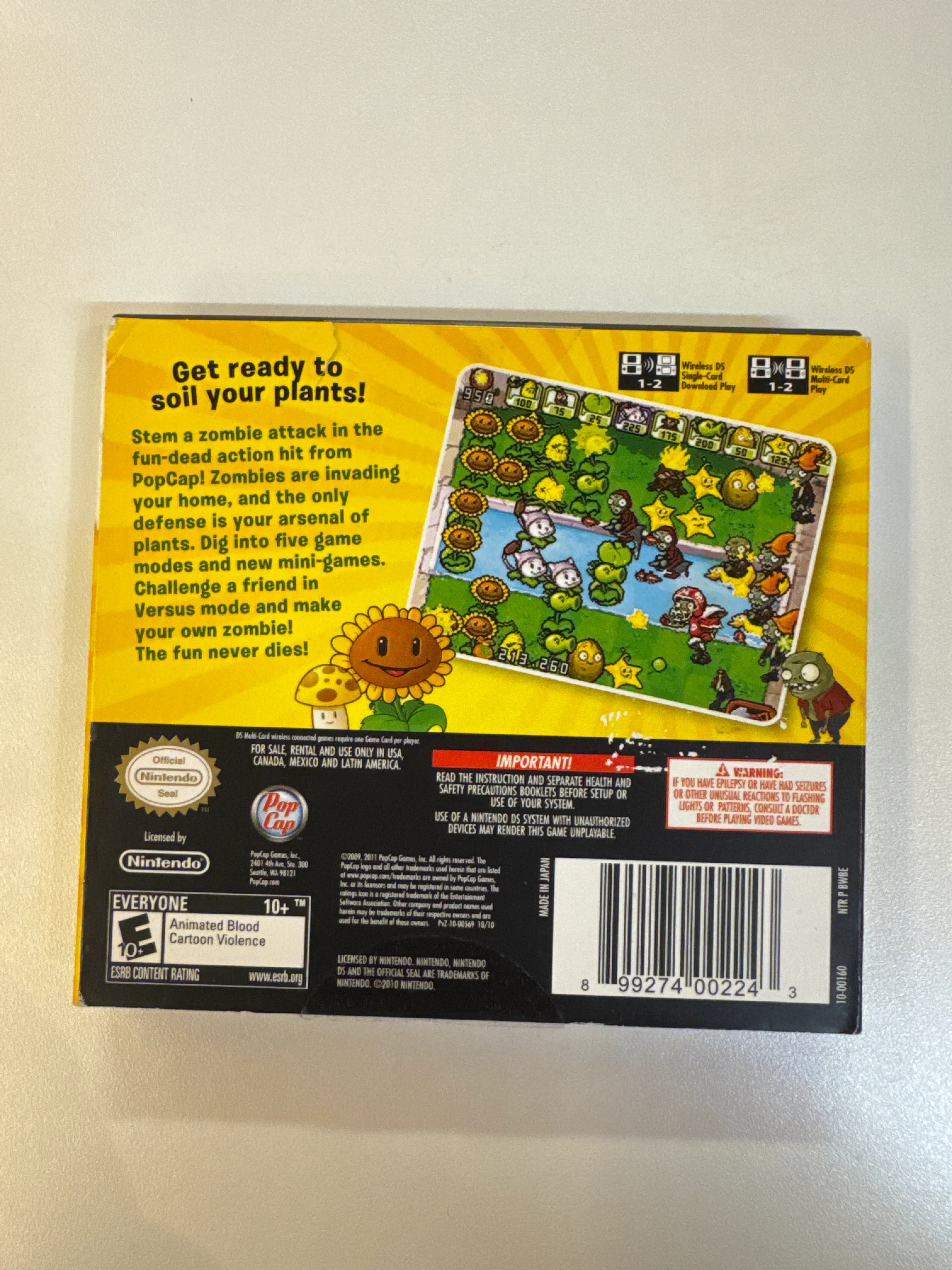 Plants vs. Zombies - Nintendo DS - Image 2