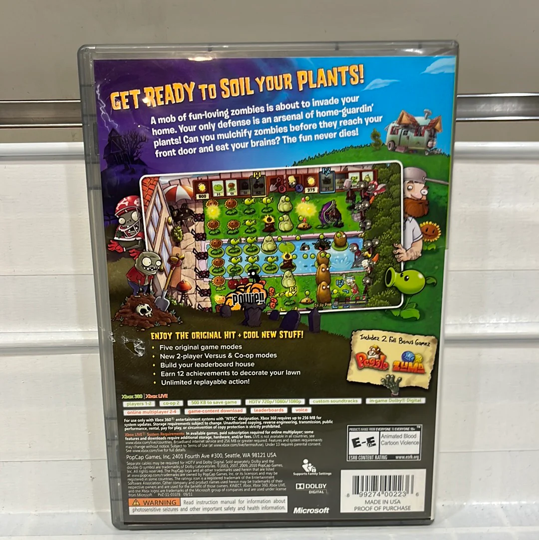 Plants vs. Zombies - Xbox 360 - Image 2