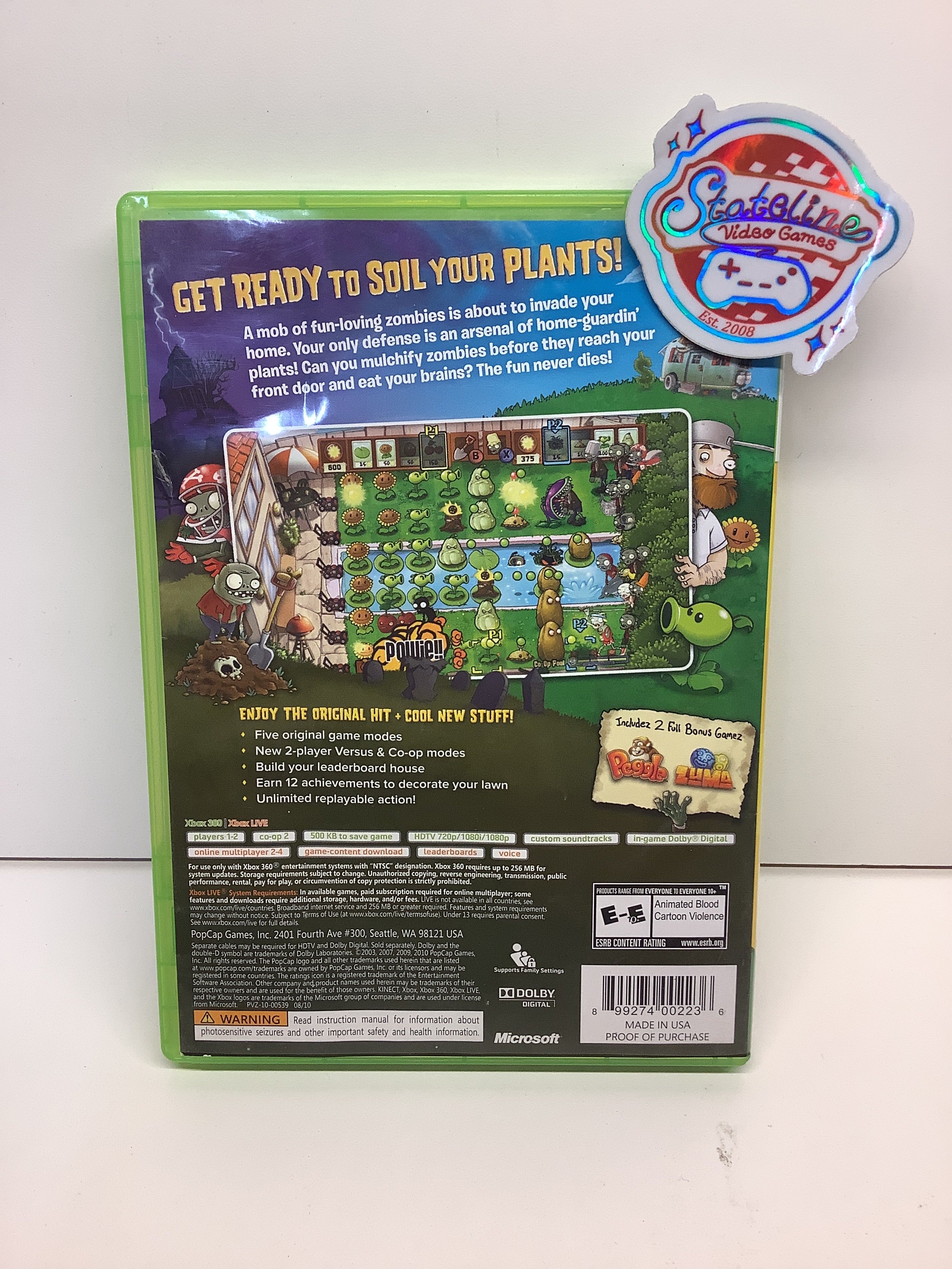 Plants vs. Zombies - Xbox 360 - Image 4