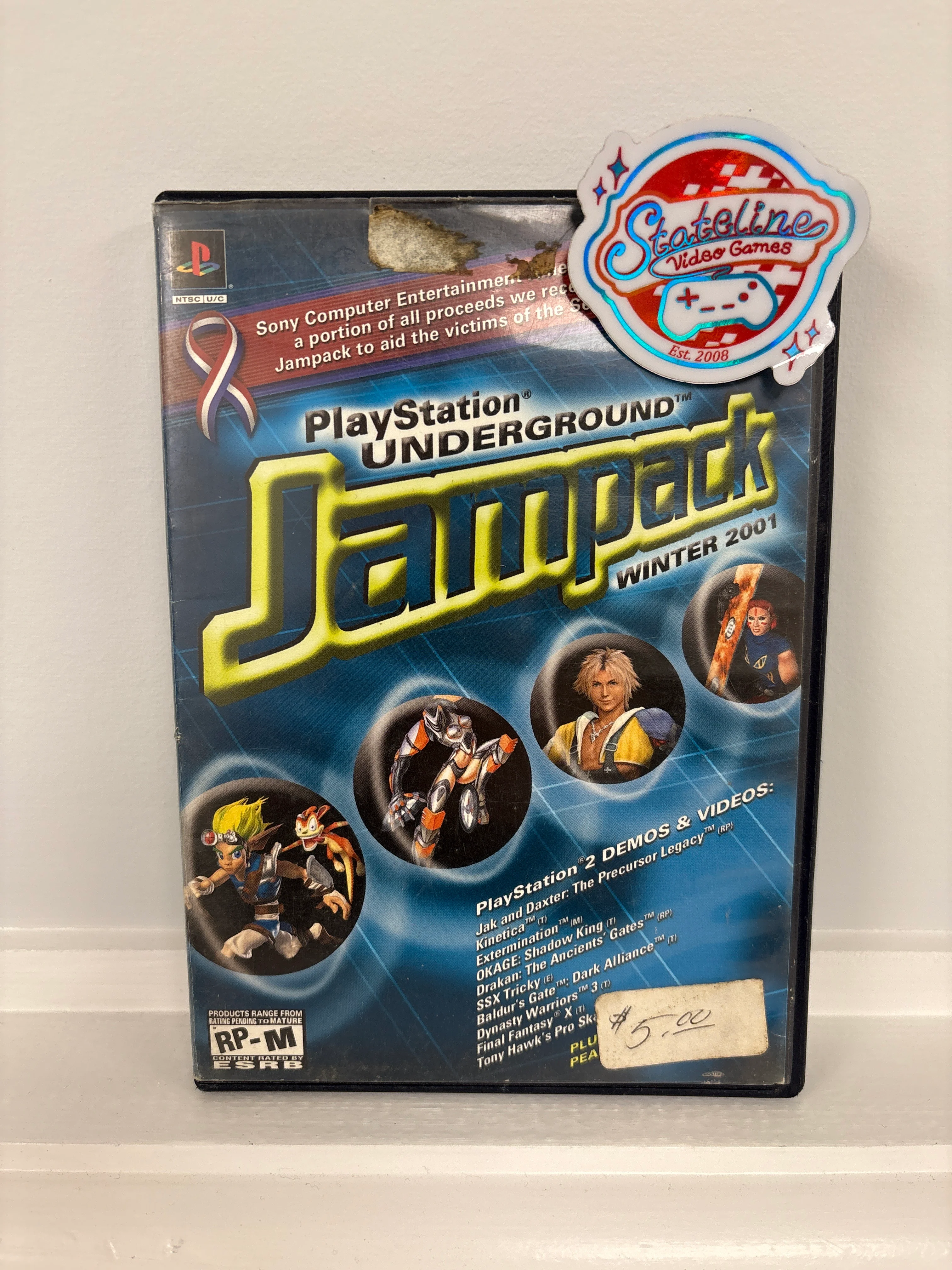PlayStation Underground Jampack: Winter 2001 - Playstation 2