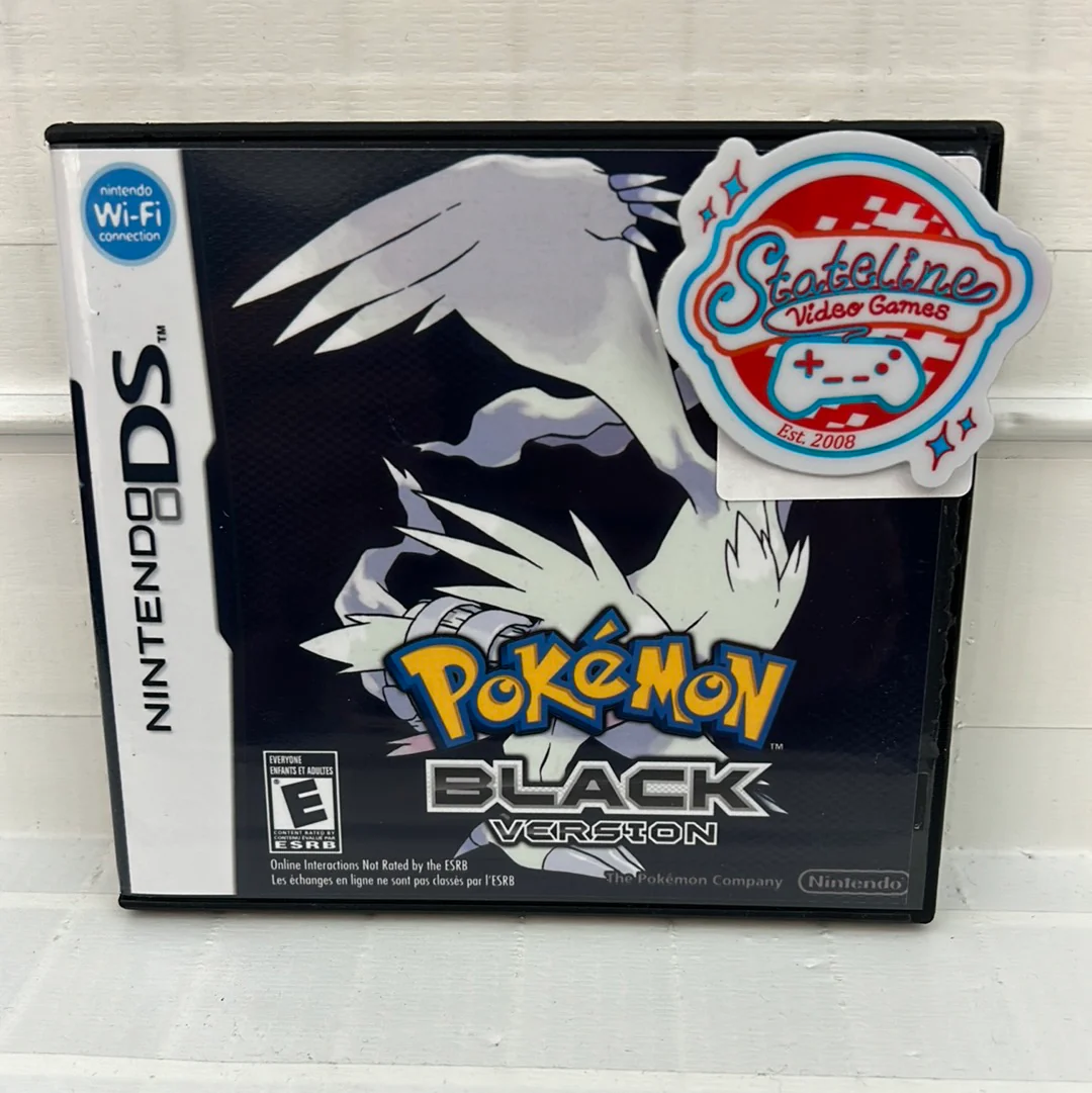 Pokemon Black - Nintendo DS