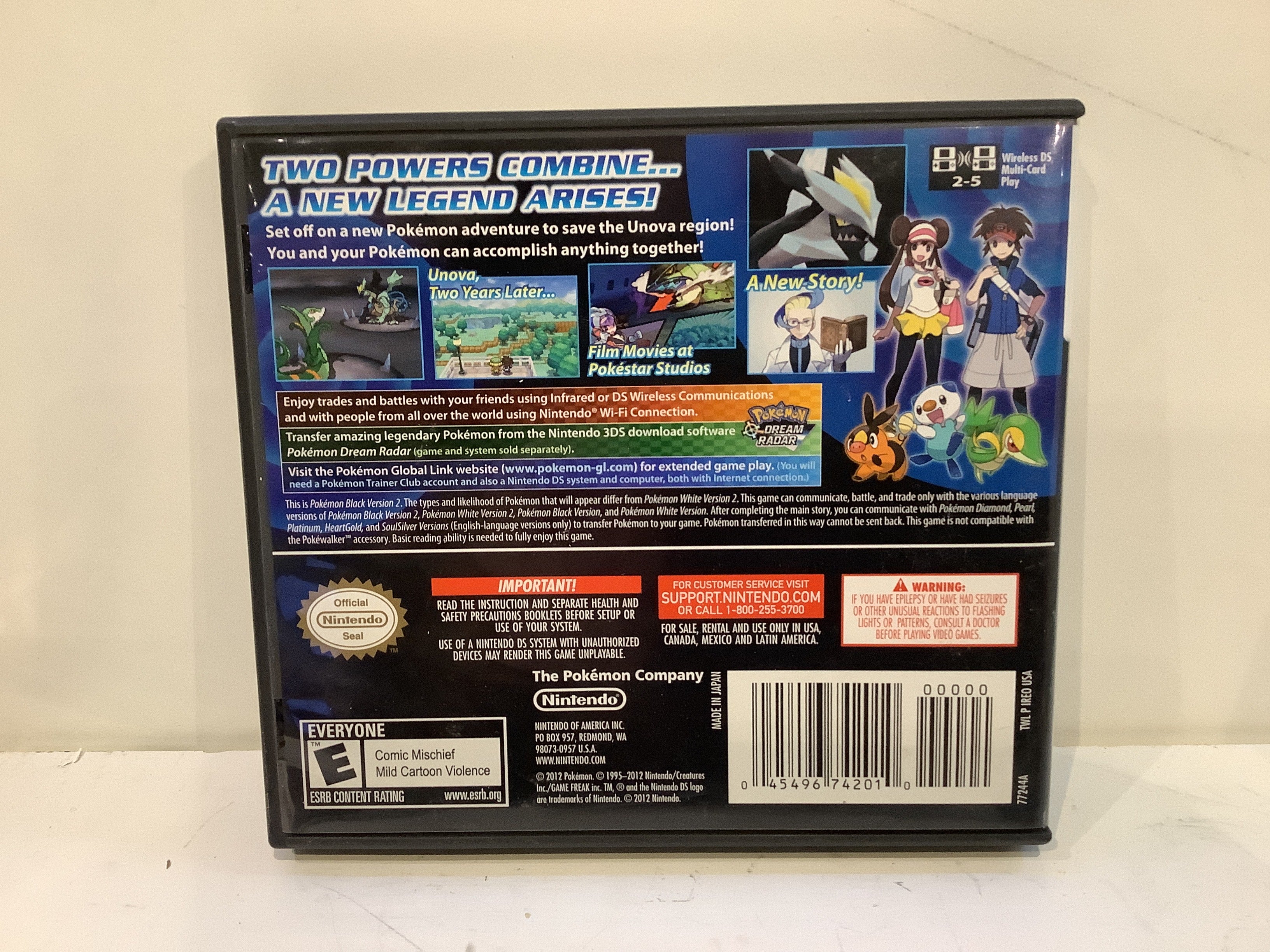 Pokemon Black Version 2 - Nintendo DS - Image 2