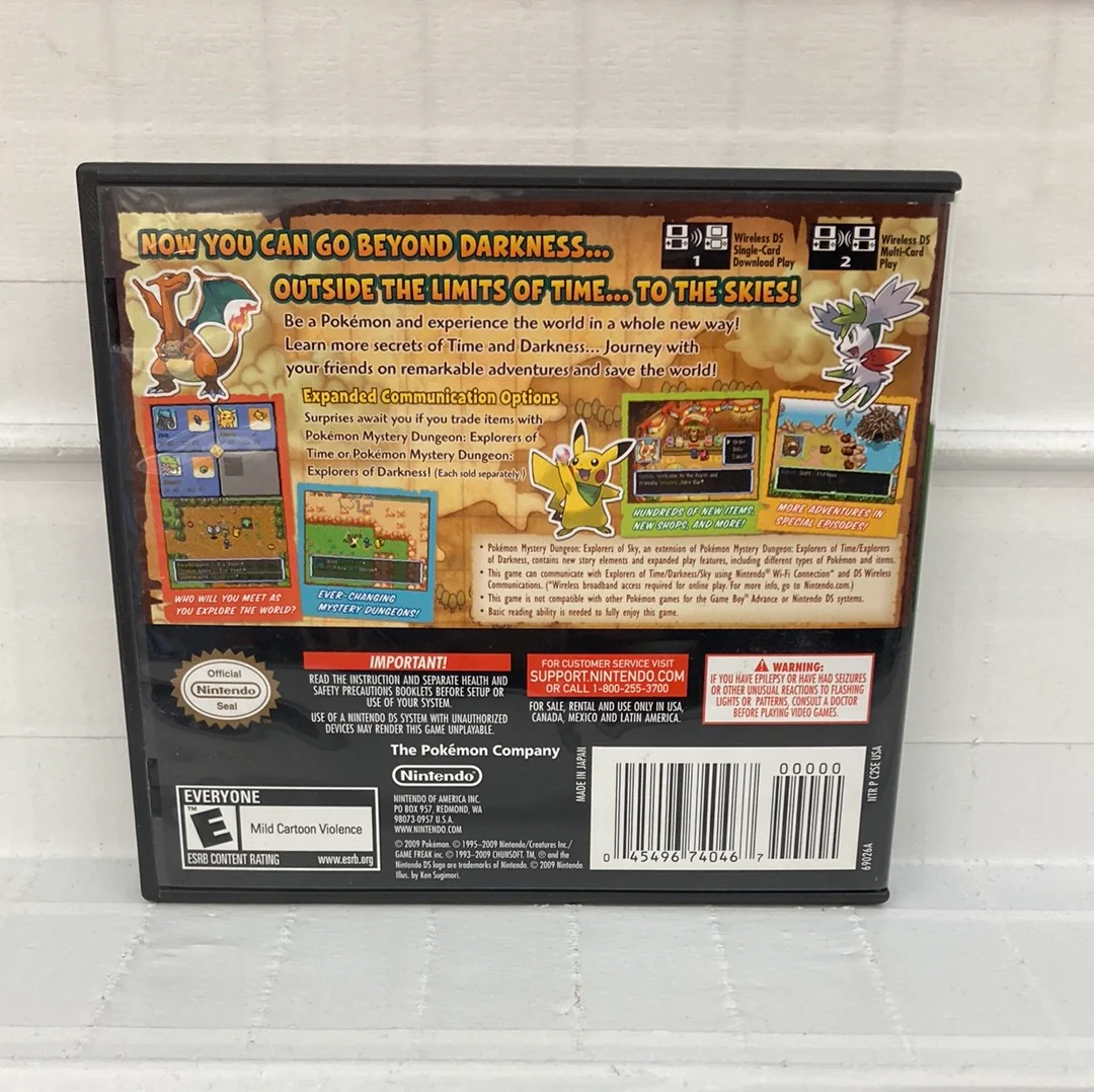 Pokemon Mystery Dungeon Explorers of Sky - Nintendo DS - Image 2