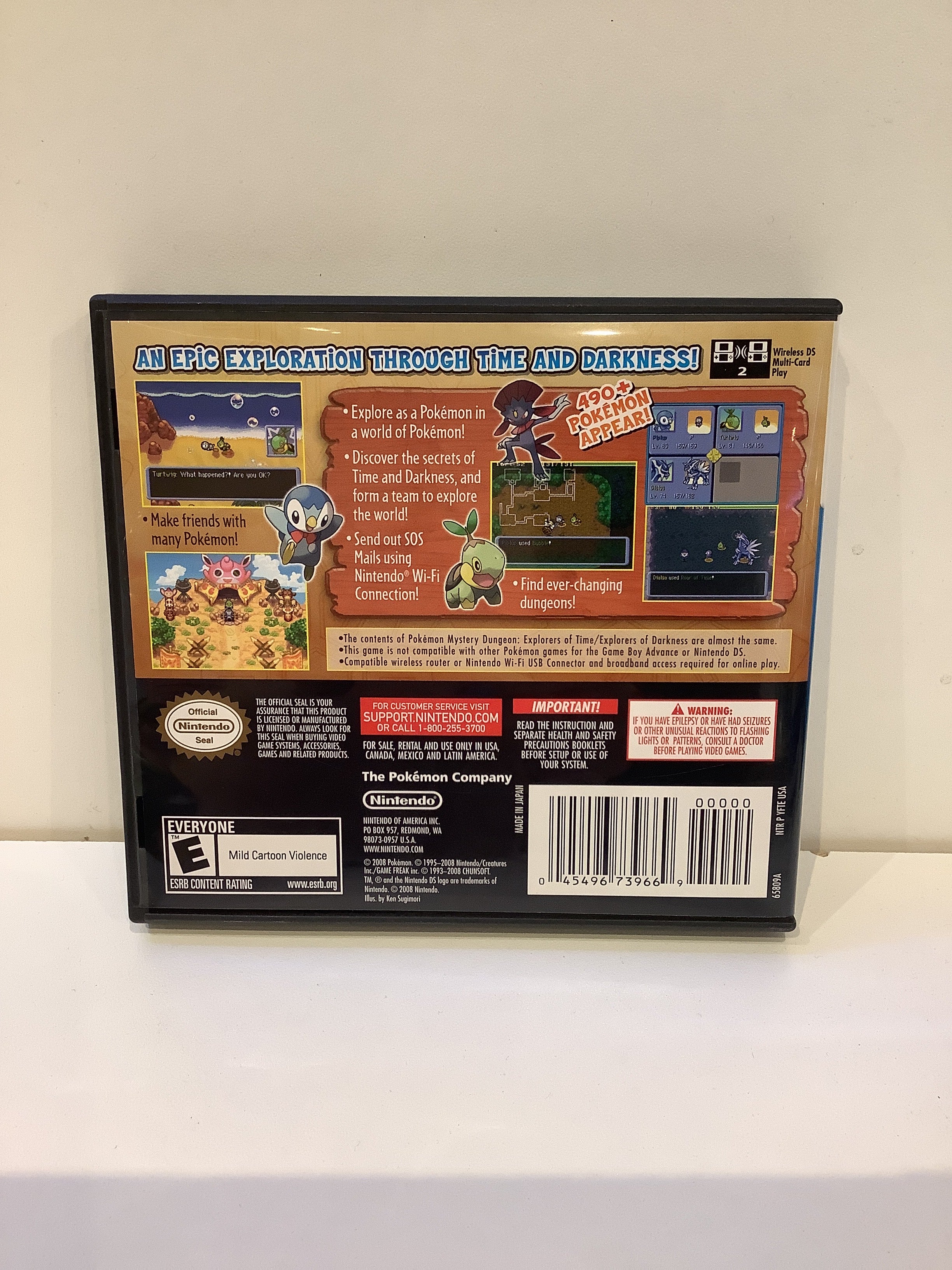 Pokemon Mystery Dungeon Explorers of Time - Nintendo DS - Image 2