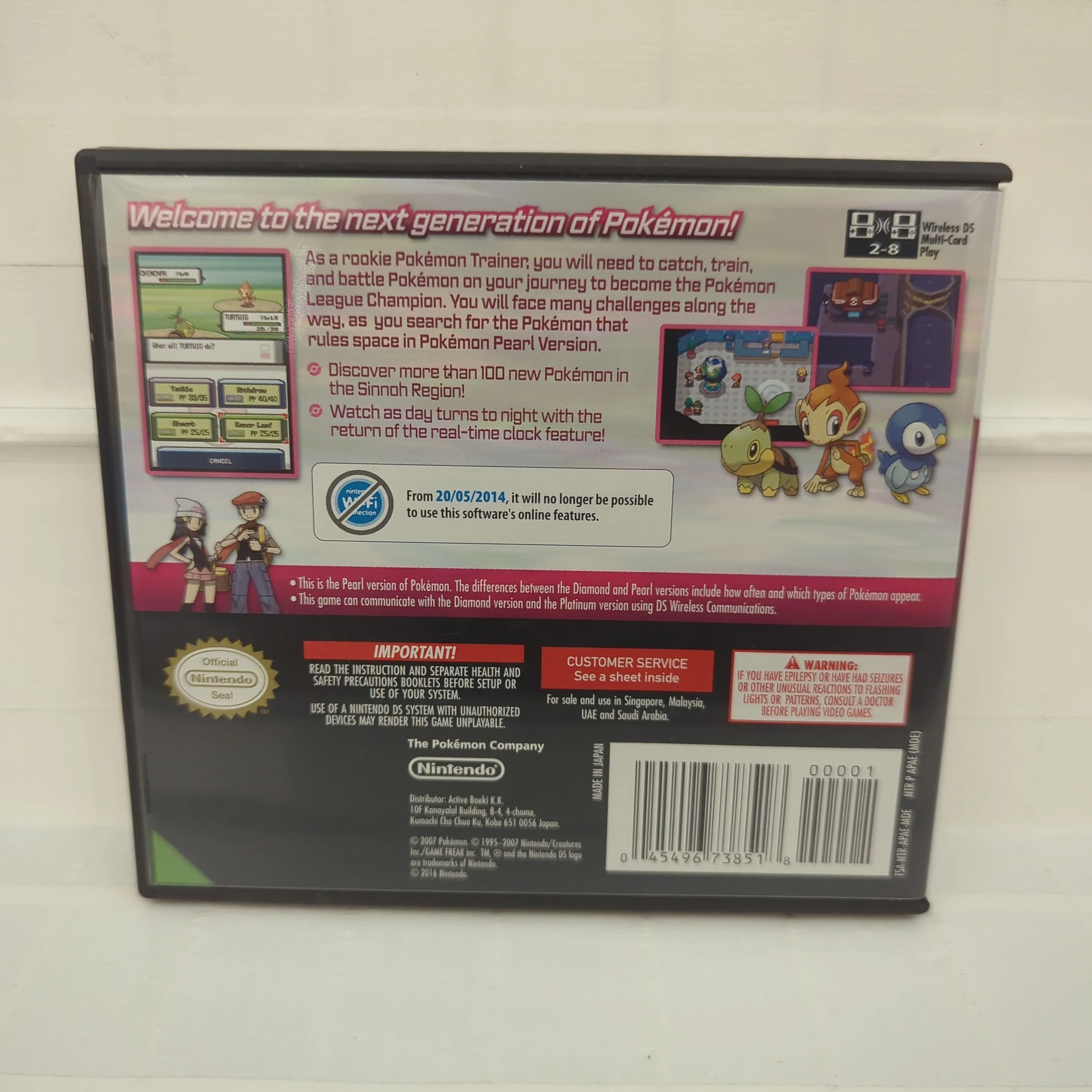 Pokemon Pearl - Nintendo DS - Image 2