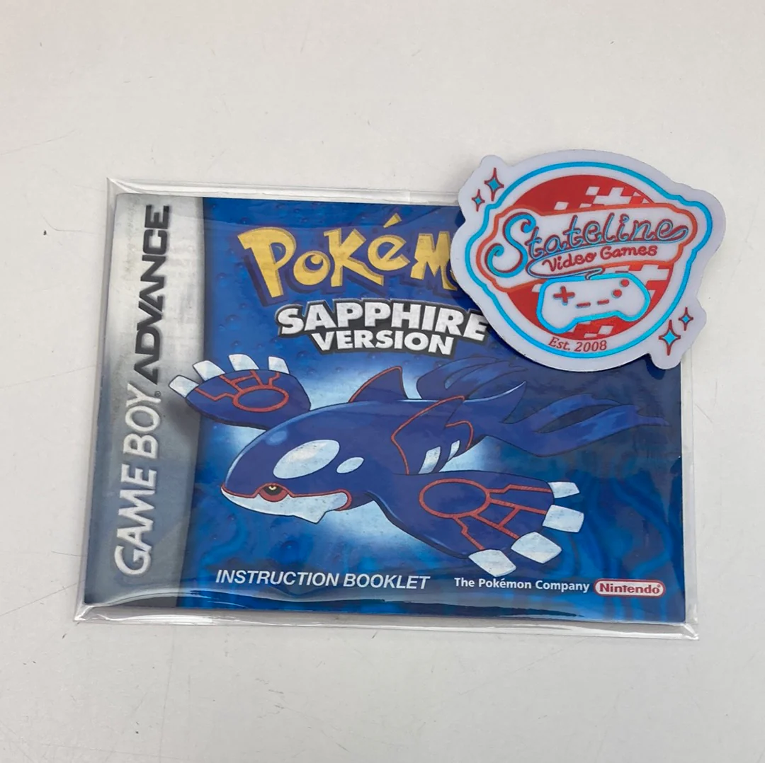 Pokemon Sapphire - GameBoy Advance - Image 2