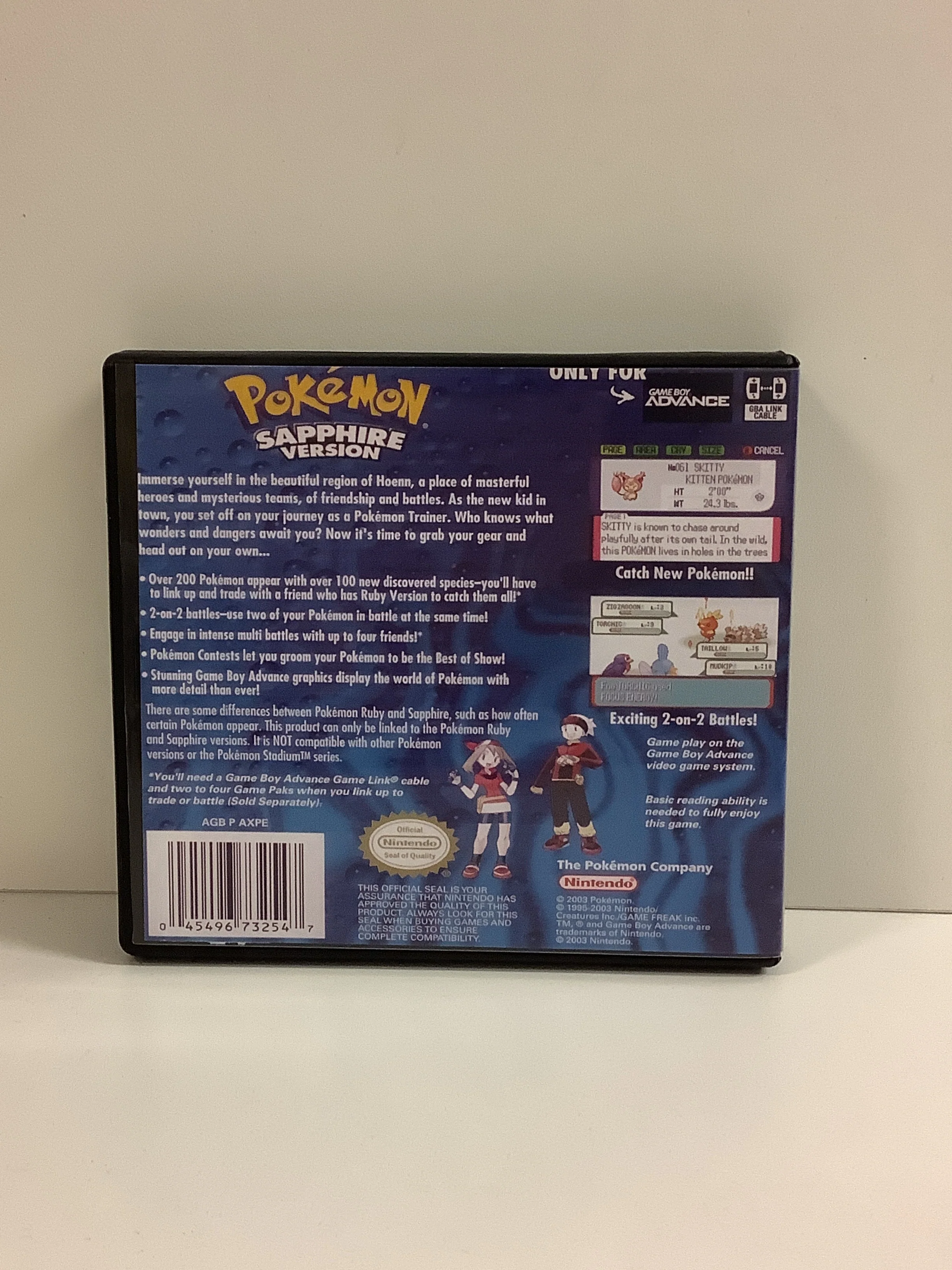 Pokemon Sapphire - GameBoy Advance - Image 7