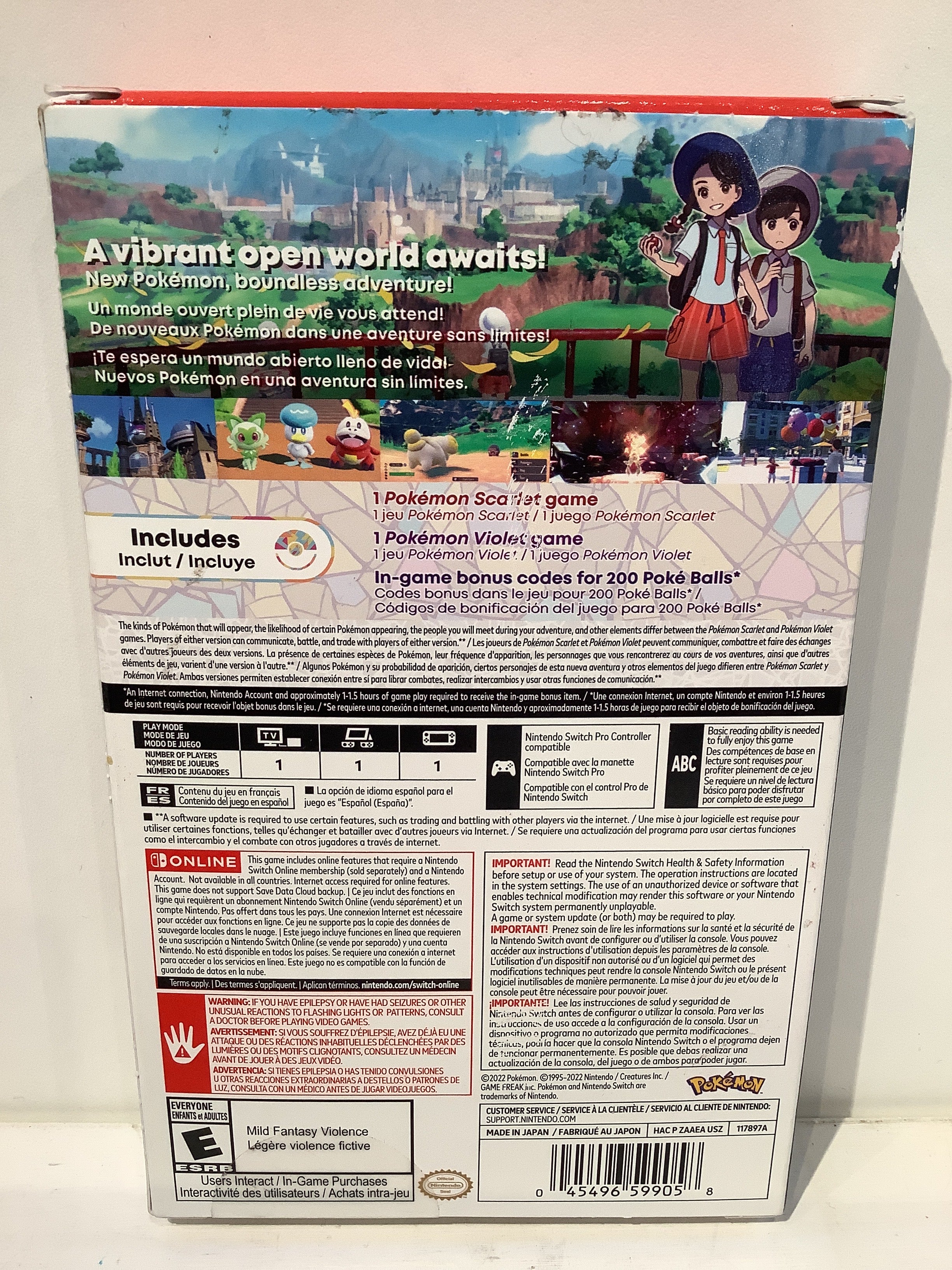 Pokemon Scarlet & Violet Double Pack - Nintendo Switch - Image 2