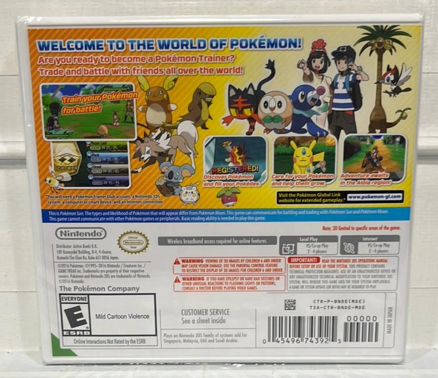 Pokemon Sun - Nintendo 3DS - Image 2