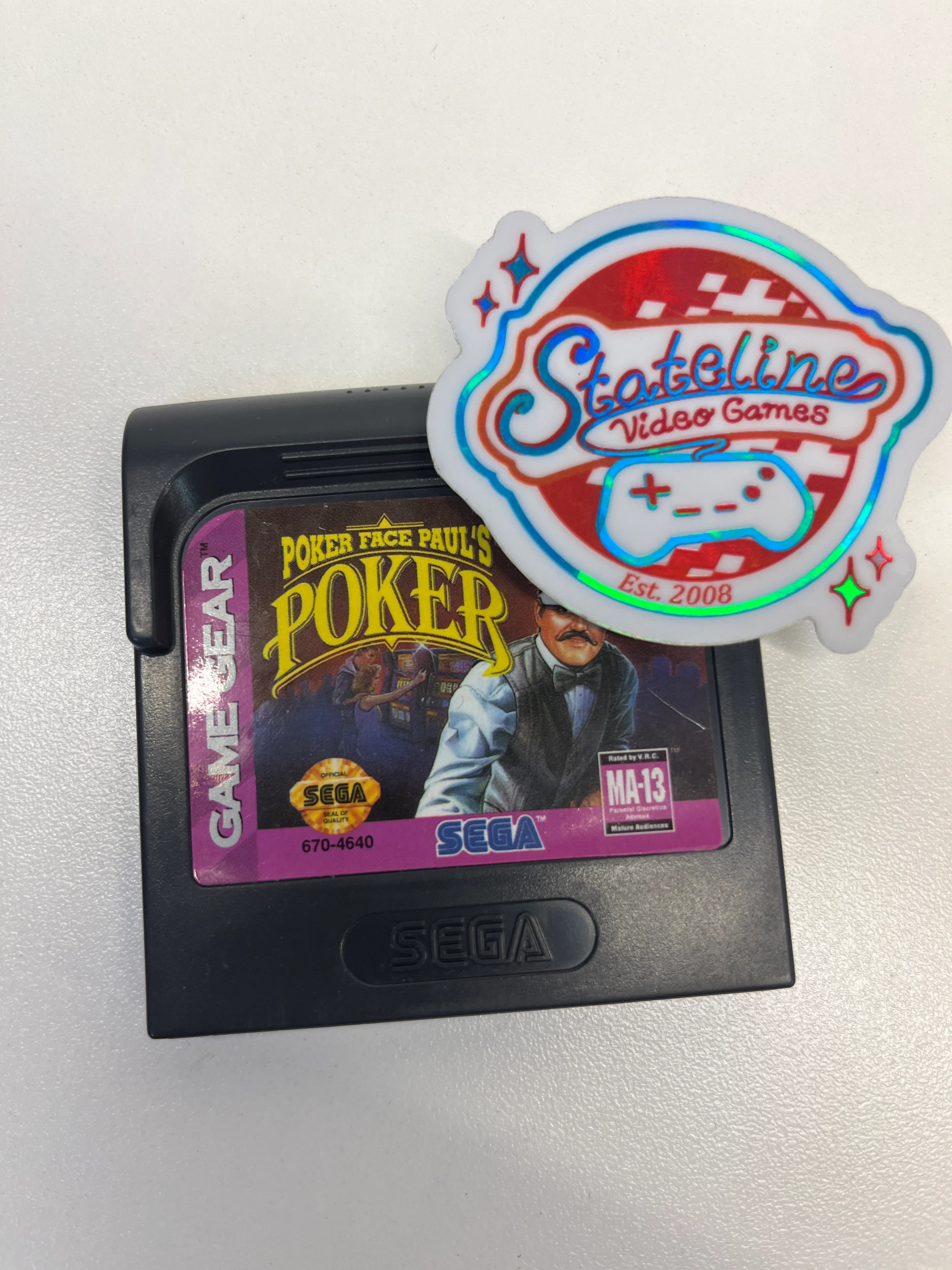 Poker Face Paul's Poker - Sega Game Gear