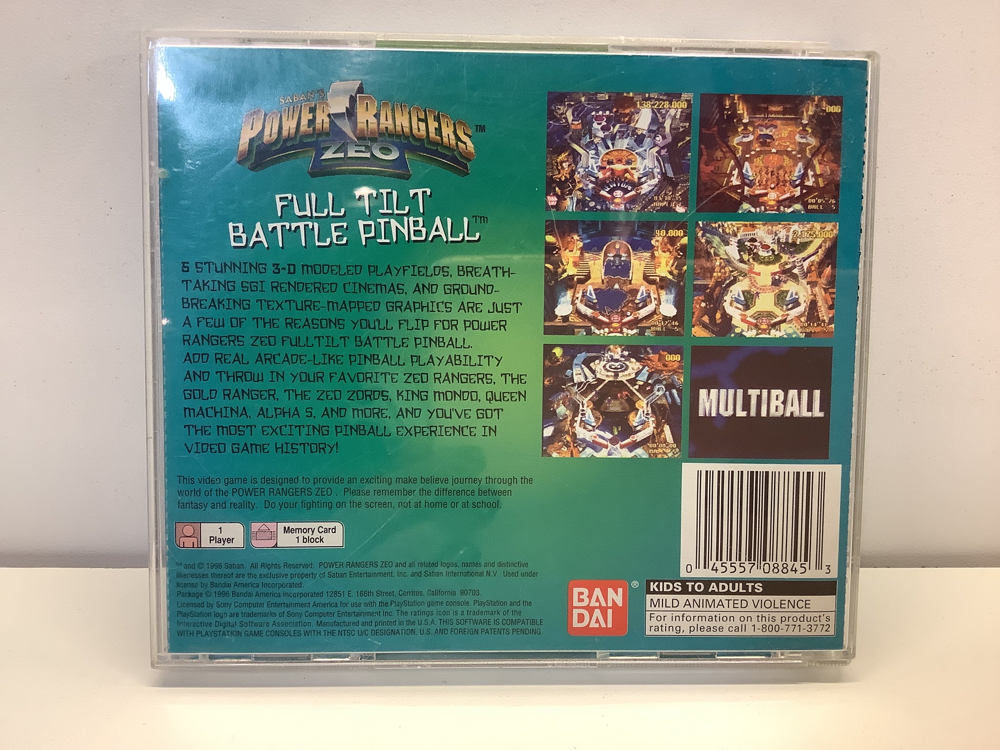 Power Rangers Zeo Battle Pinball - Playstation - Image 2