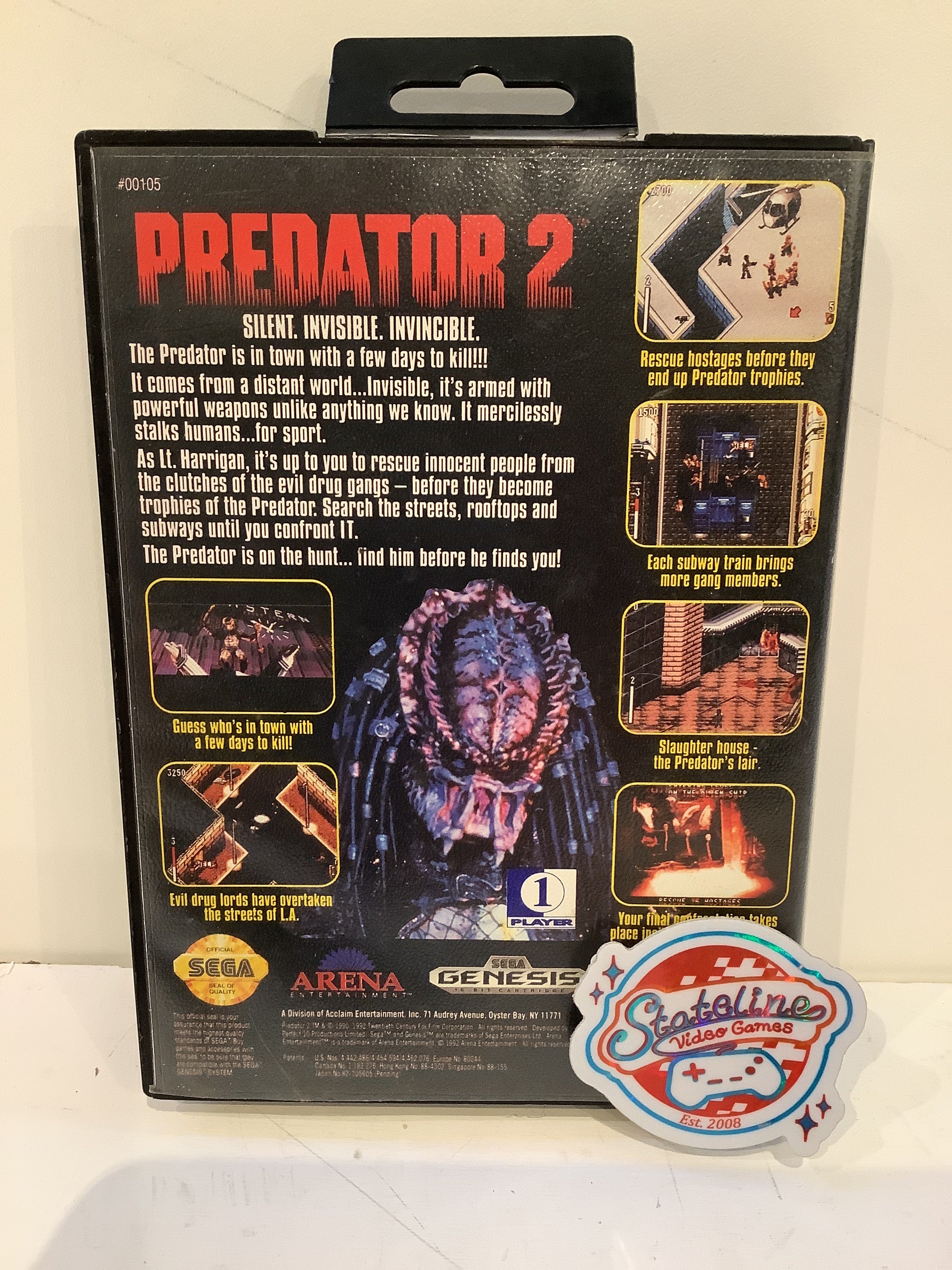 Predator 2 - Sega Genesis - Image 2