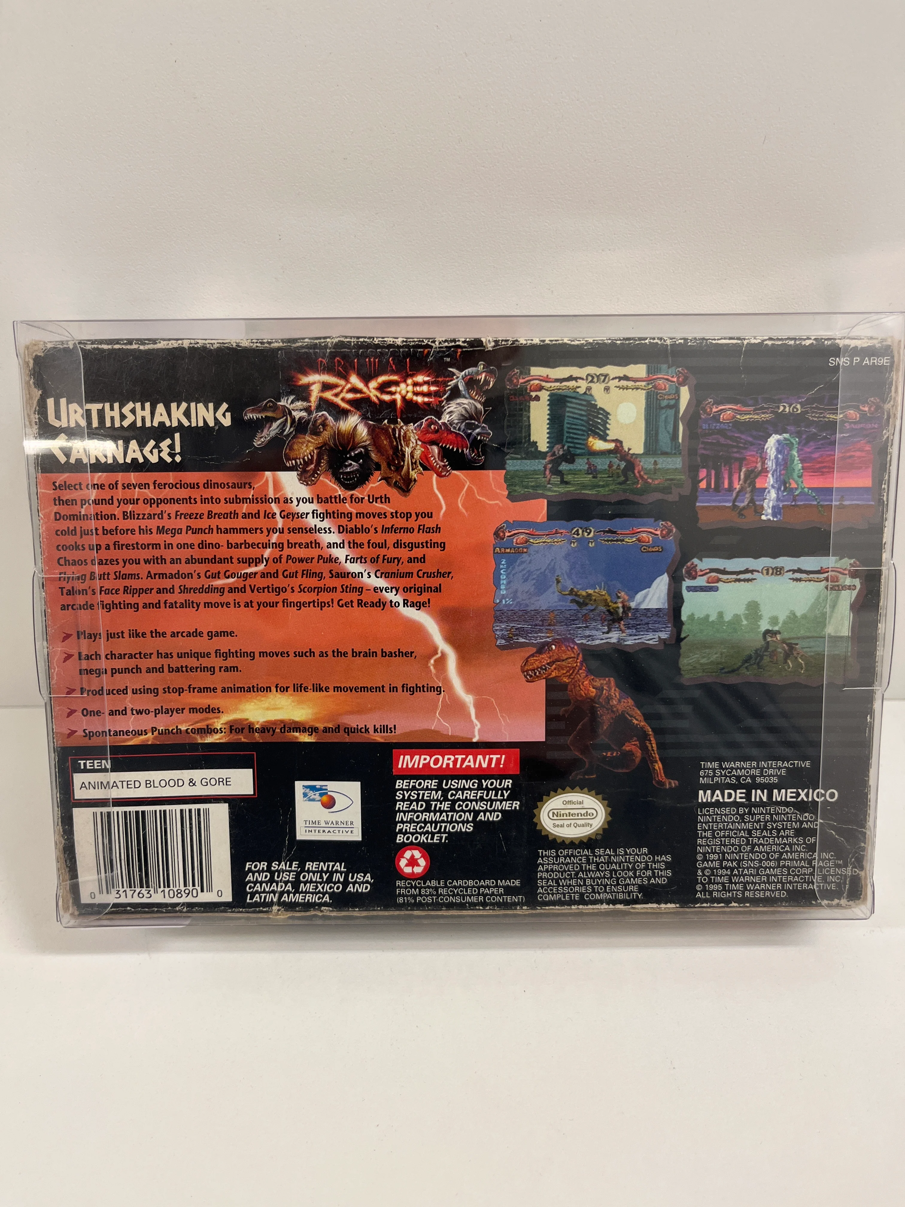 Primal Rage - Super Nintendo - Image 3