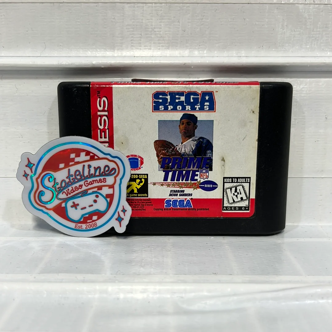 Prime Time NFL Football starring Deion Sanders - Sega Genesis - Image 3