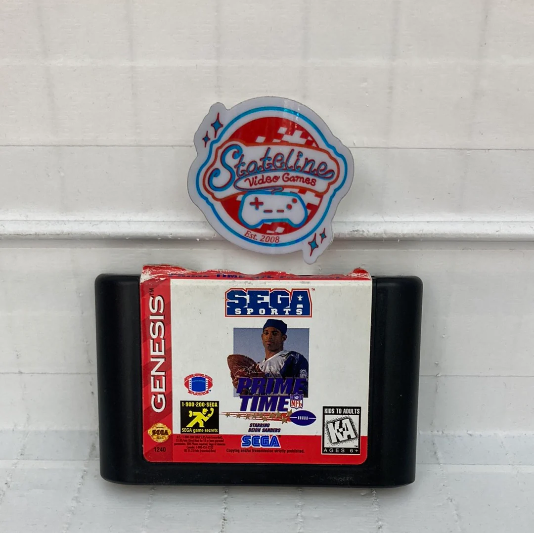 Prime Time NFL Football starring Deion Sanders - Sega Genesis - Image 4