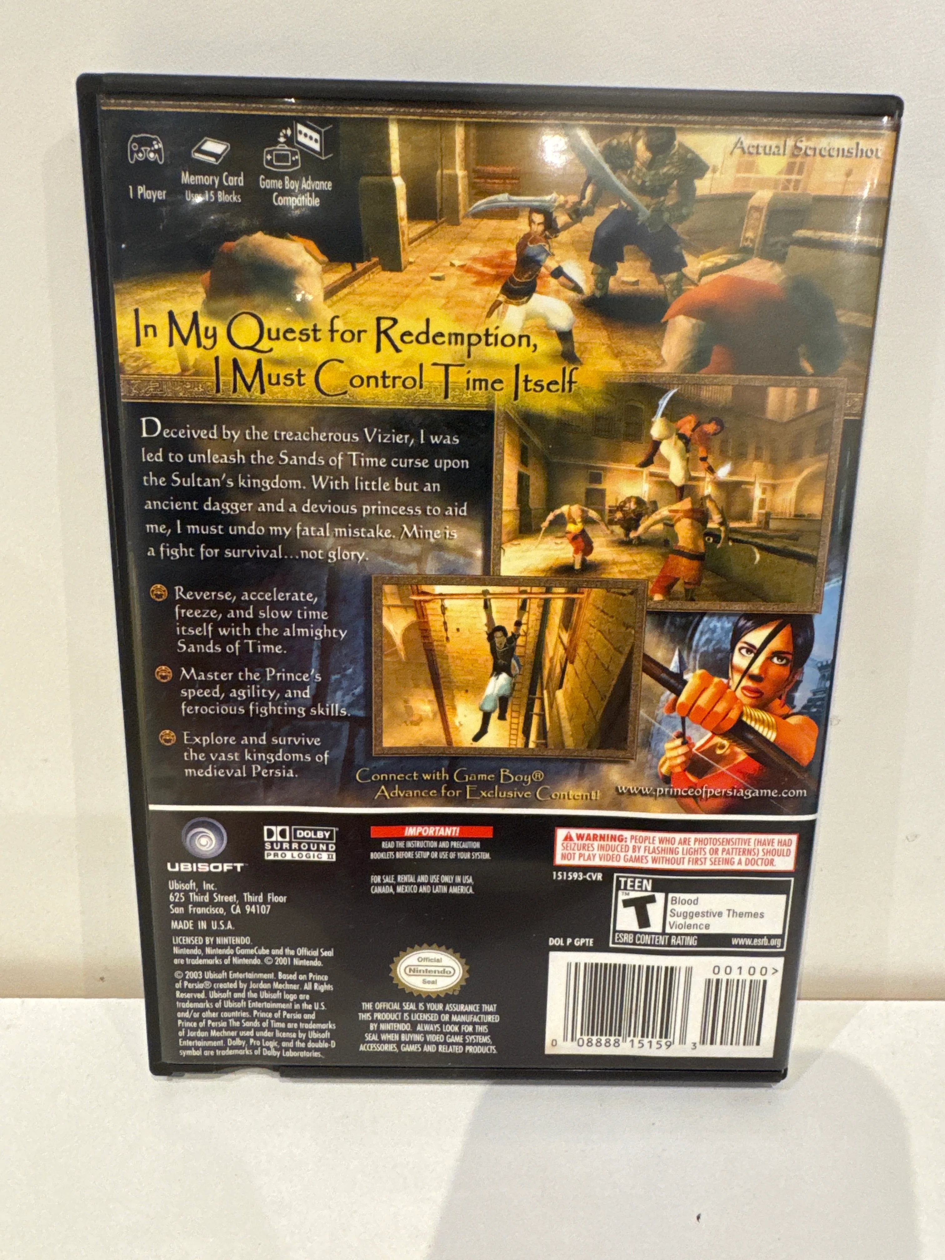 Prince of Persia Sands of Time - Gamecube - Image 2