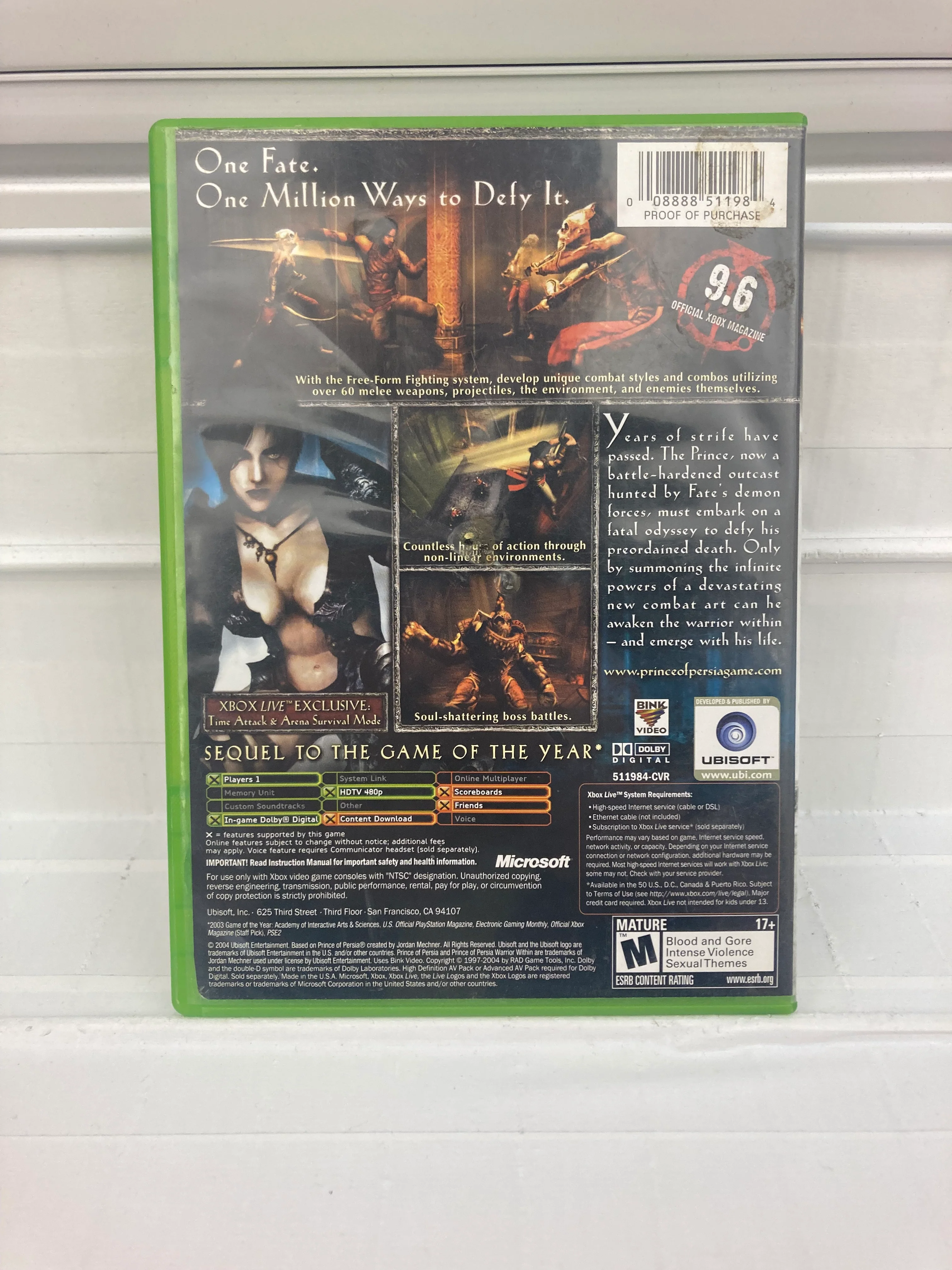 Prince of Persia Warrior Within - Xbox - Image 2
