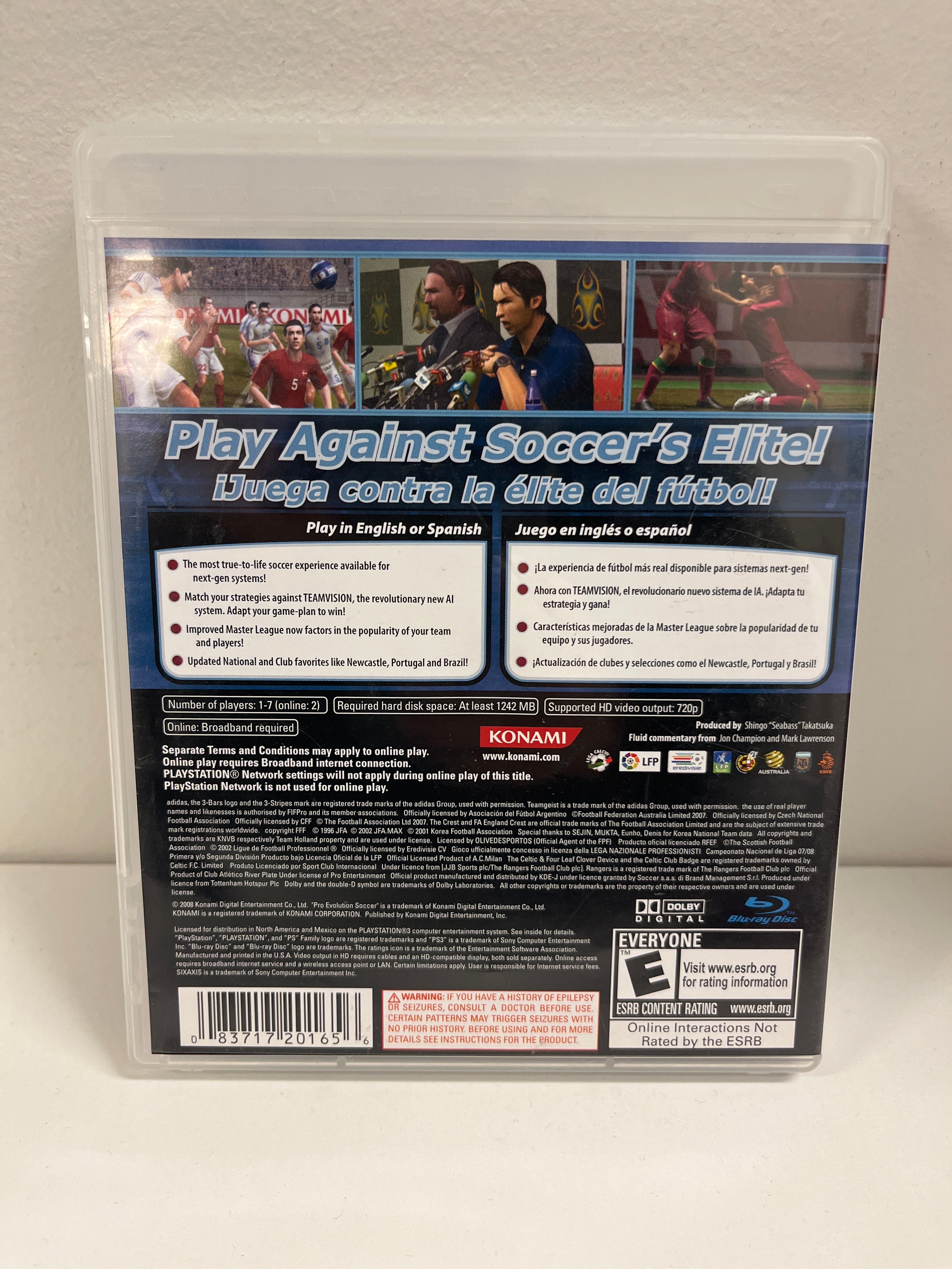 Pro Evolution Soccer 2008 - Playstation 3 - Image 2