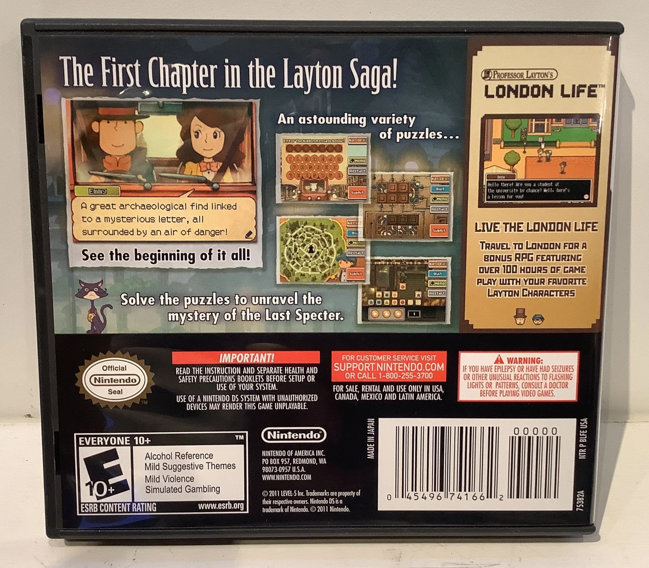 Professor Layton and the Last Specter - Nintendo DS - Image 2