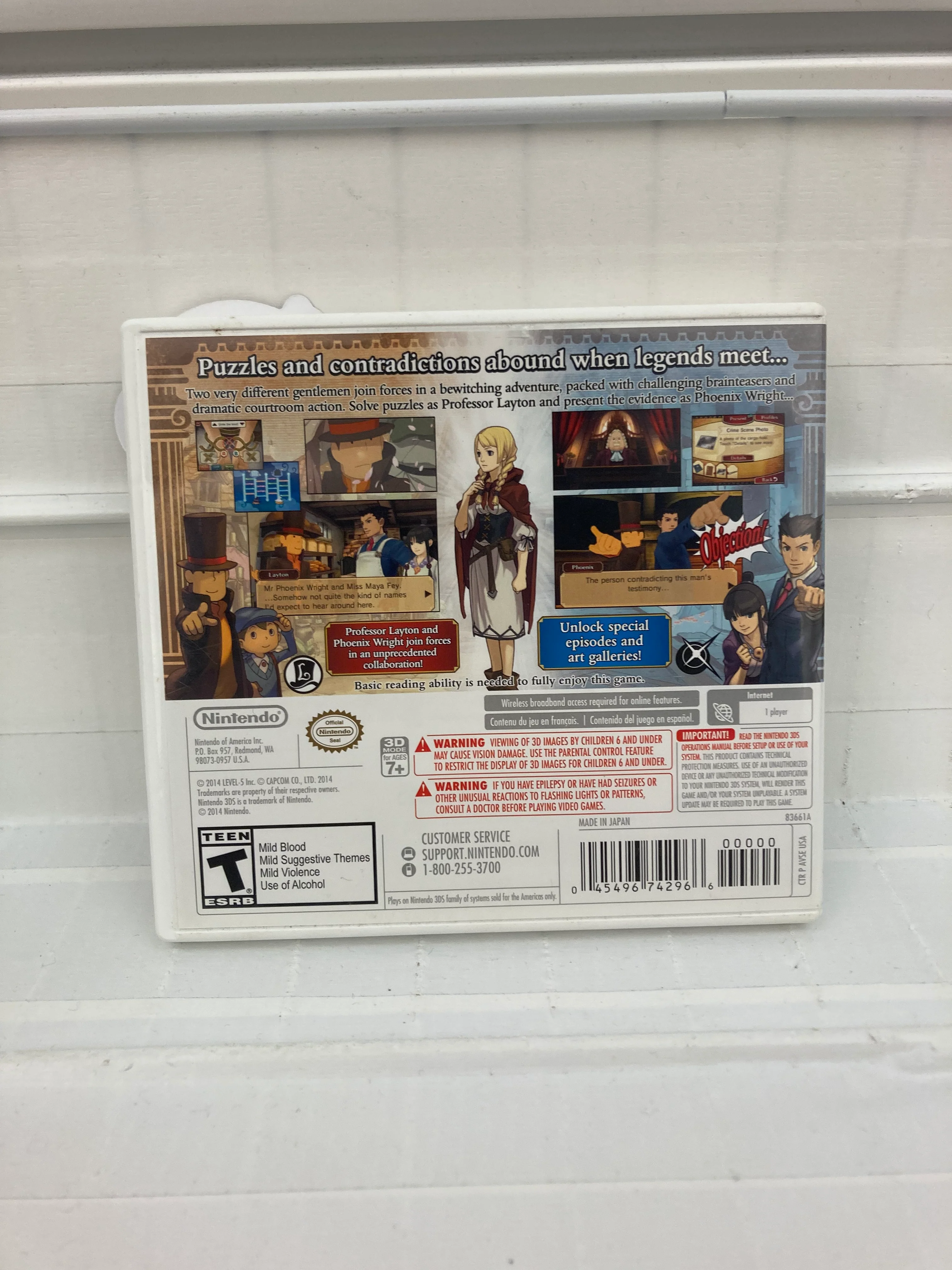 Professor Layton vs. Phoenix Wright: Ace Attorney - Nintendo 3DS - Image 2