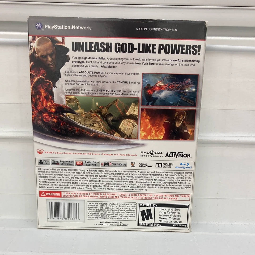 Prototype 2 [Limited Radnet Edition] - Playstation 3 - Image 2