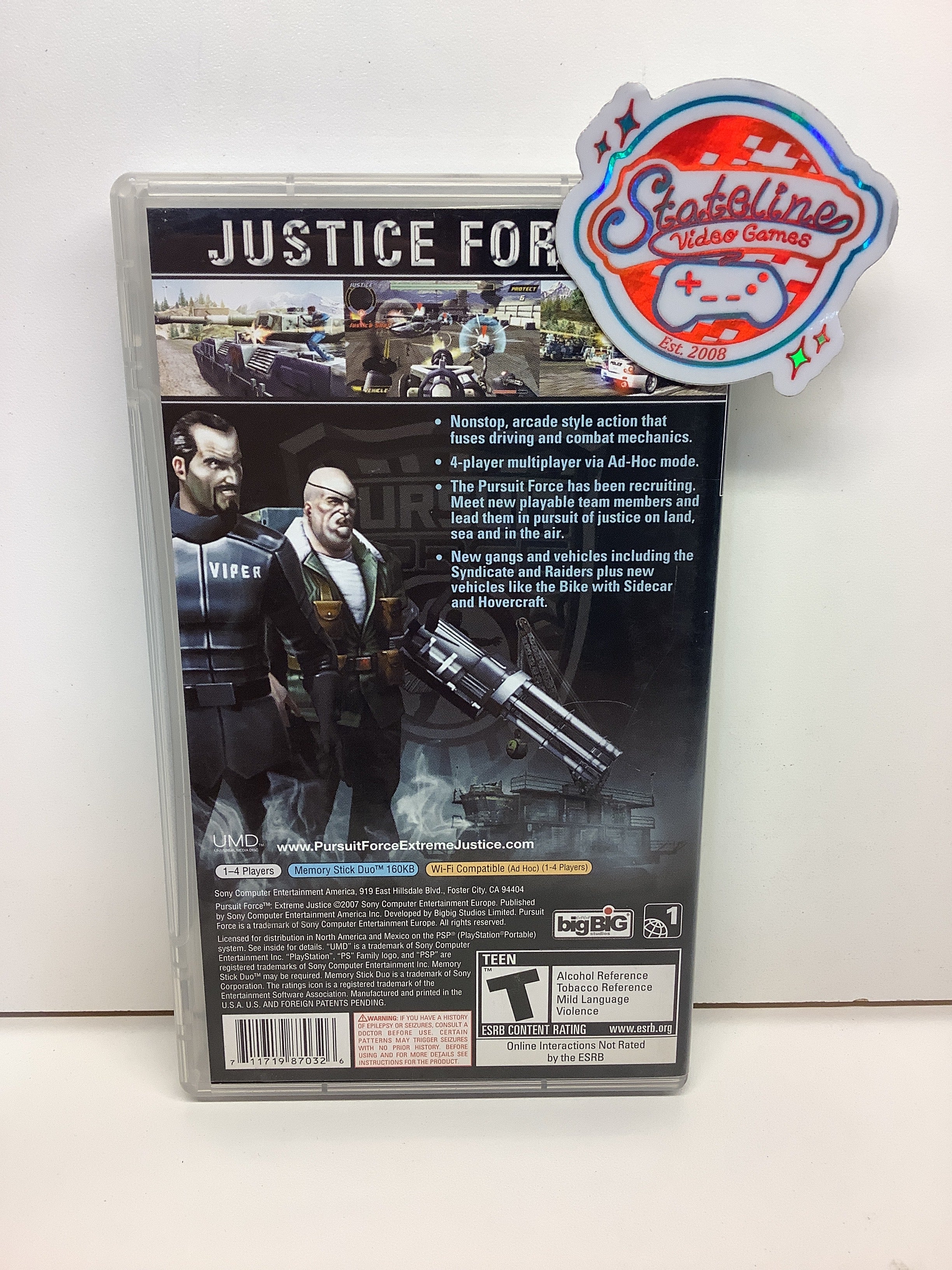 Pursuit Force Extreme Justice - PSP - Image 2