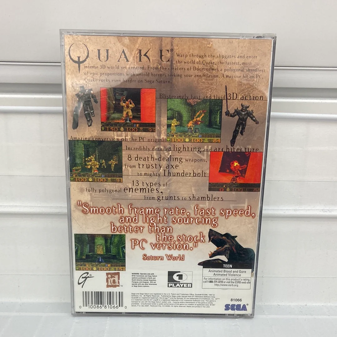 Quake - Sega Saturn - Image 2