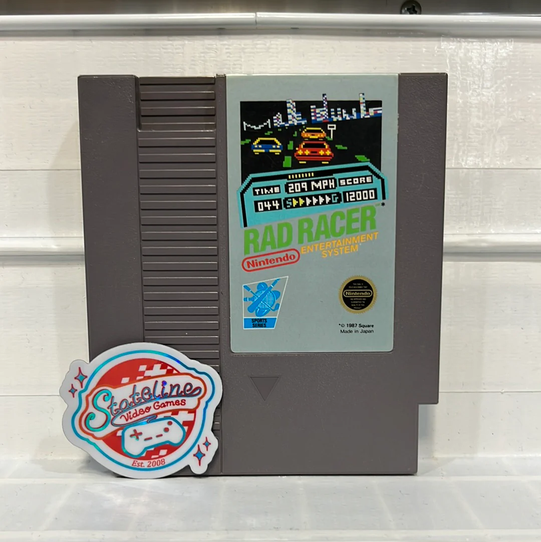 Rad Racer [5 Screw] - NES