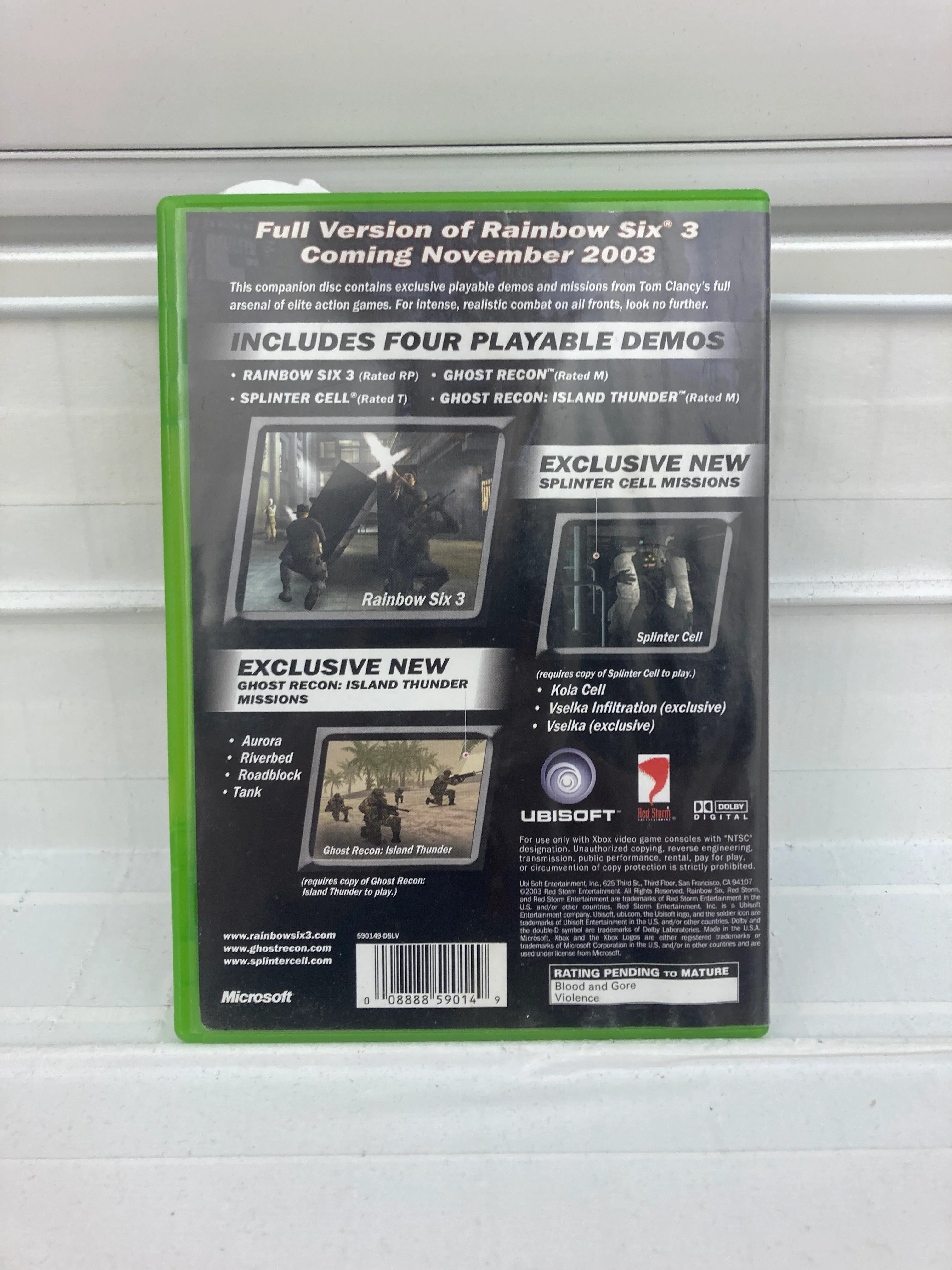 Rainbow Six 3 [Exclusive Companion Demo Disc] - Xbox - Image 2