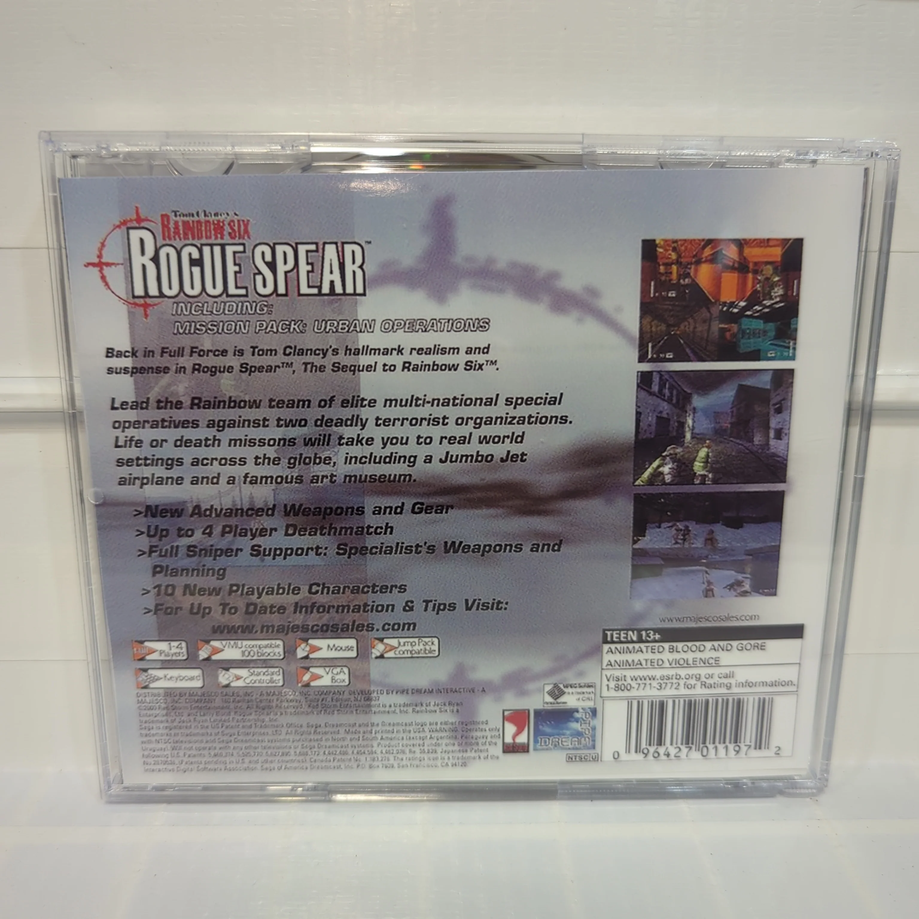 Rainbow Six Rogue Spear - Sega Dreamcast - Image 2