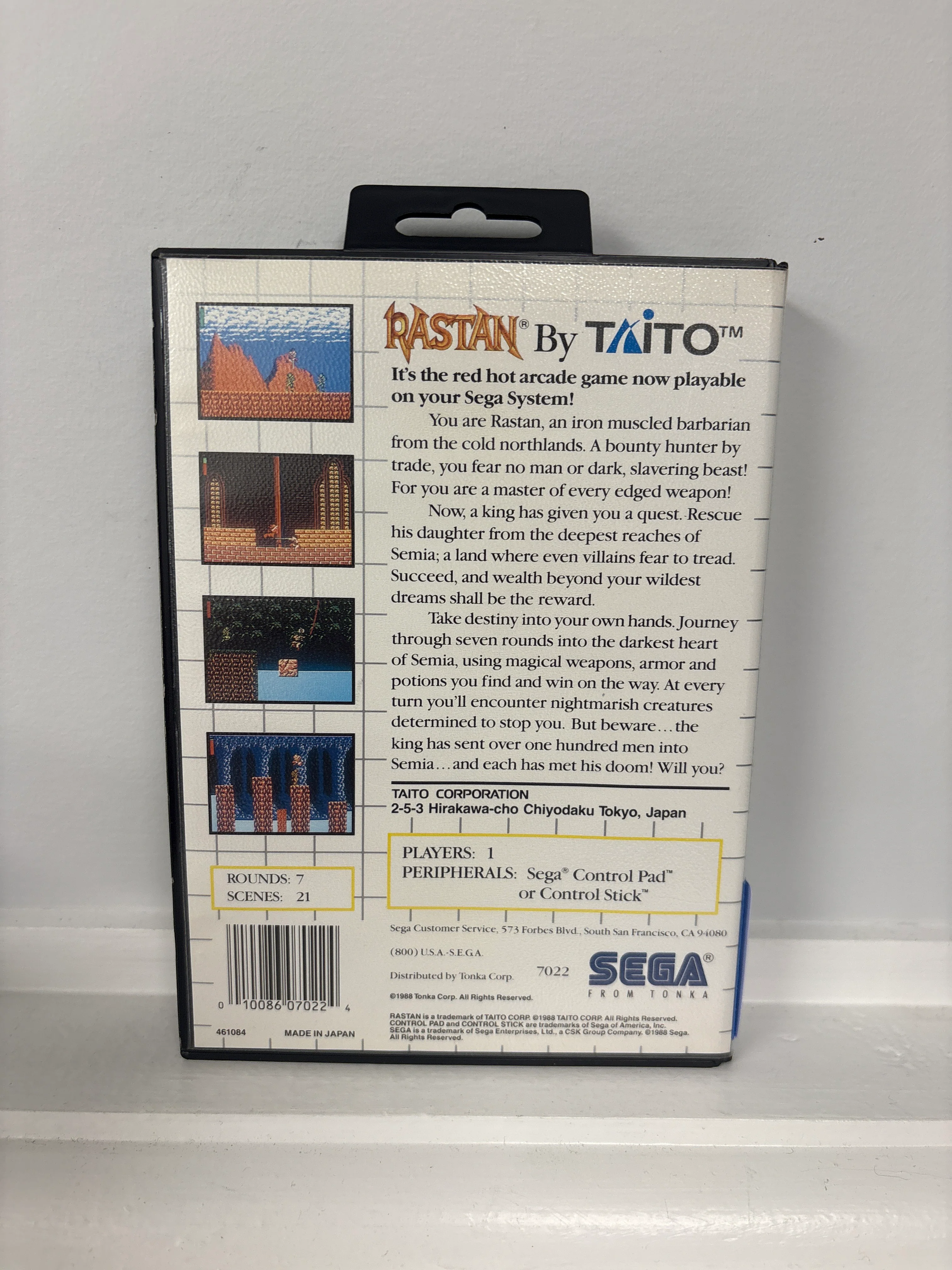 Rastan - Sega Master System - Image 2