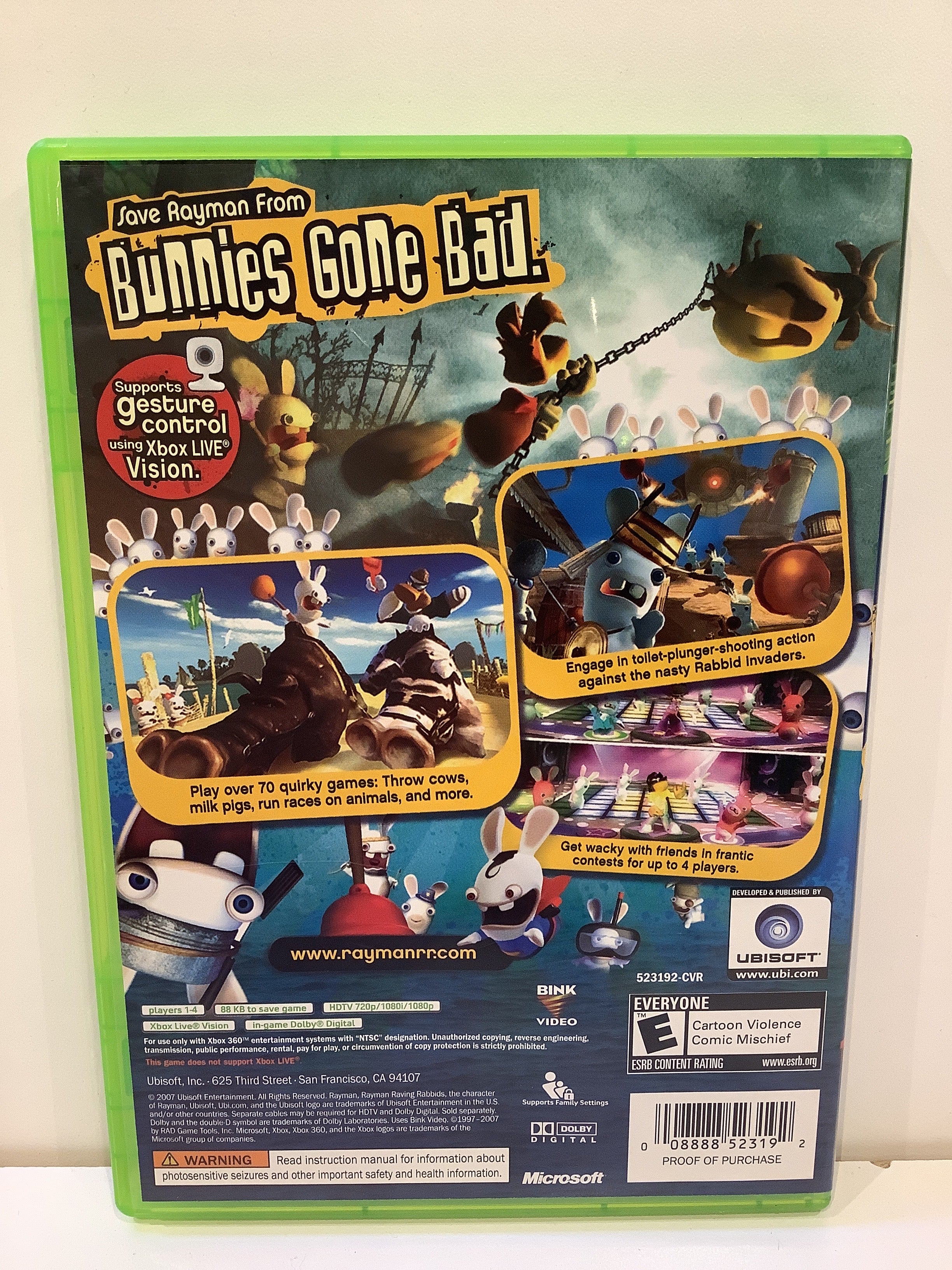 Rayman Raving Rabbids - Xbox 360 - Image 2