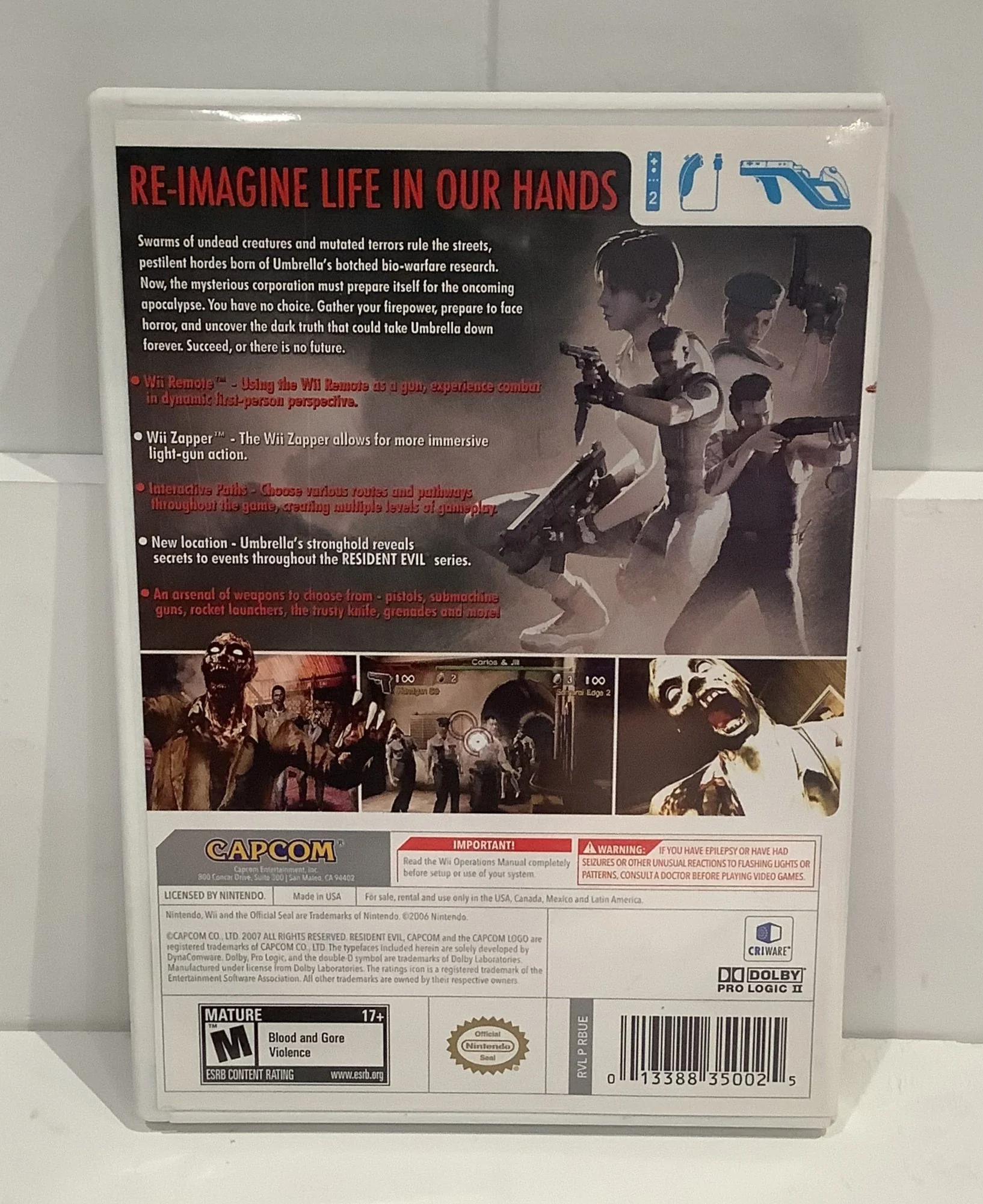 Resident Evil The Umbrella Chronicles - Wii - Image 2
