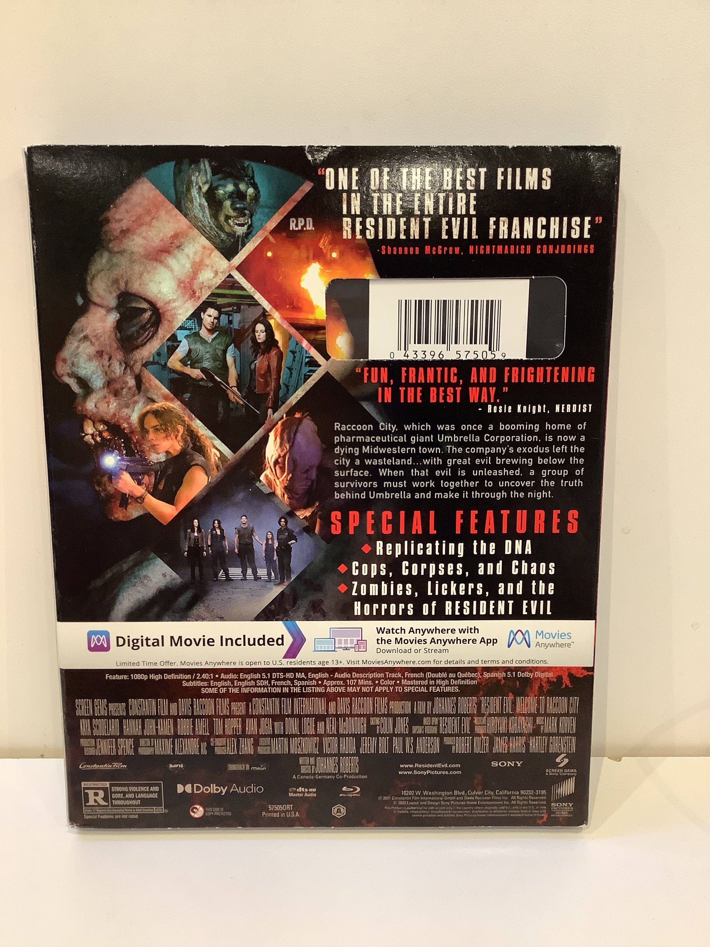 Resident Evil: Welcome to Raccoon City - Blu-Ray - Image 2