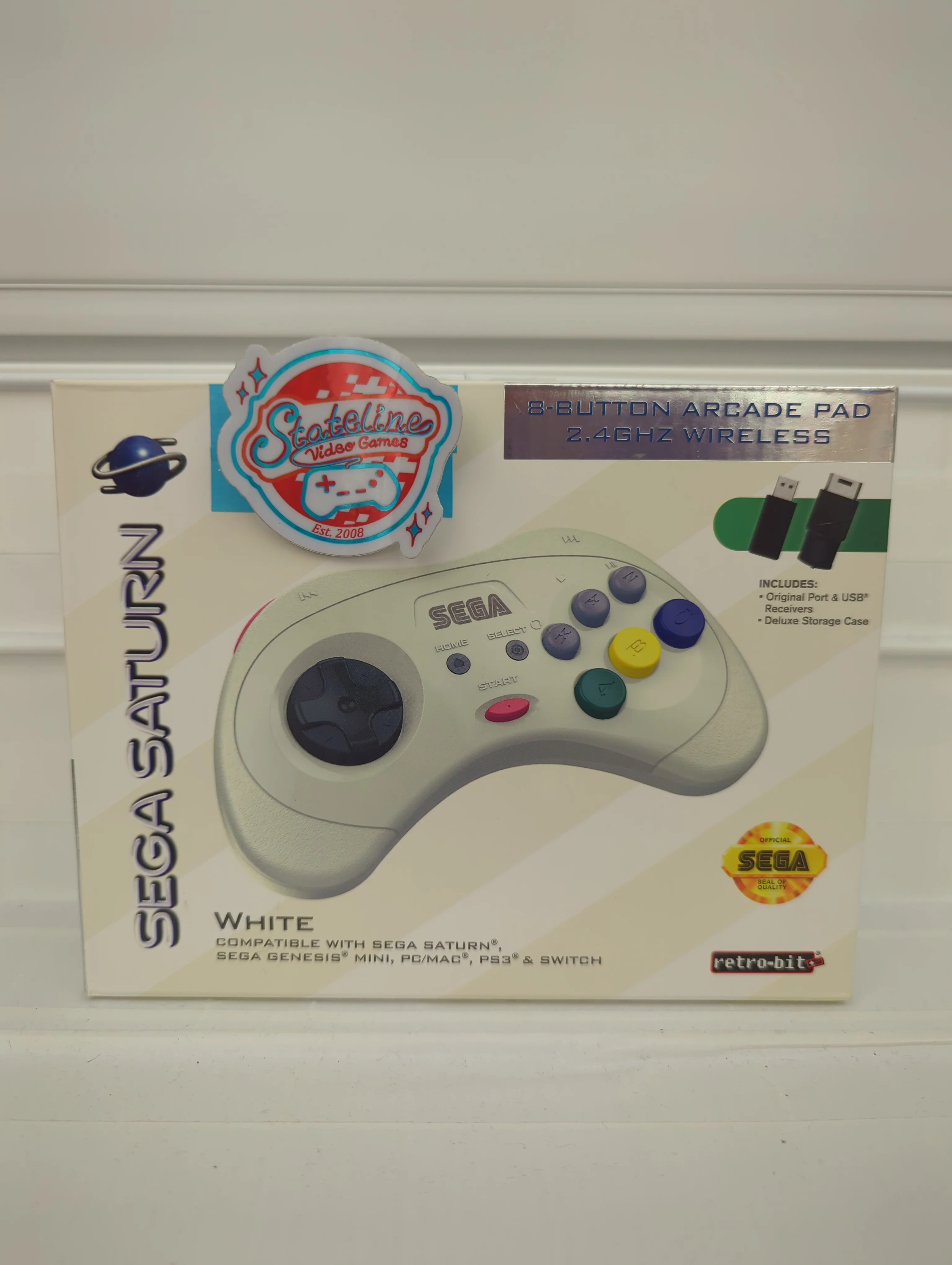 Retro-bit Wireless Controller - Sega Saturn