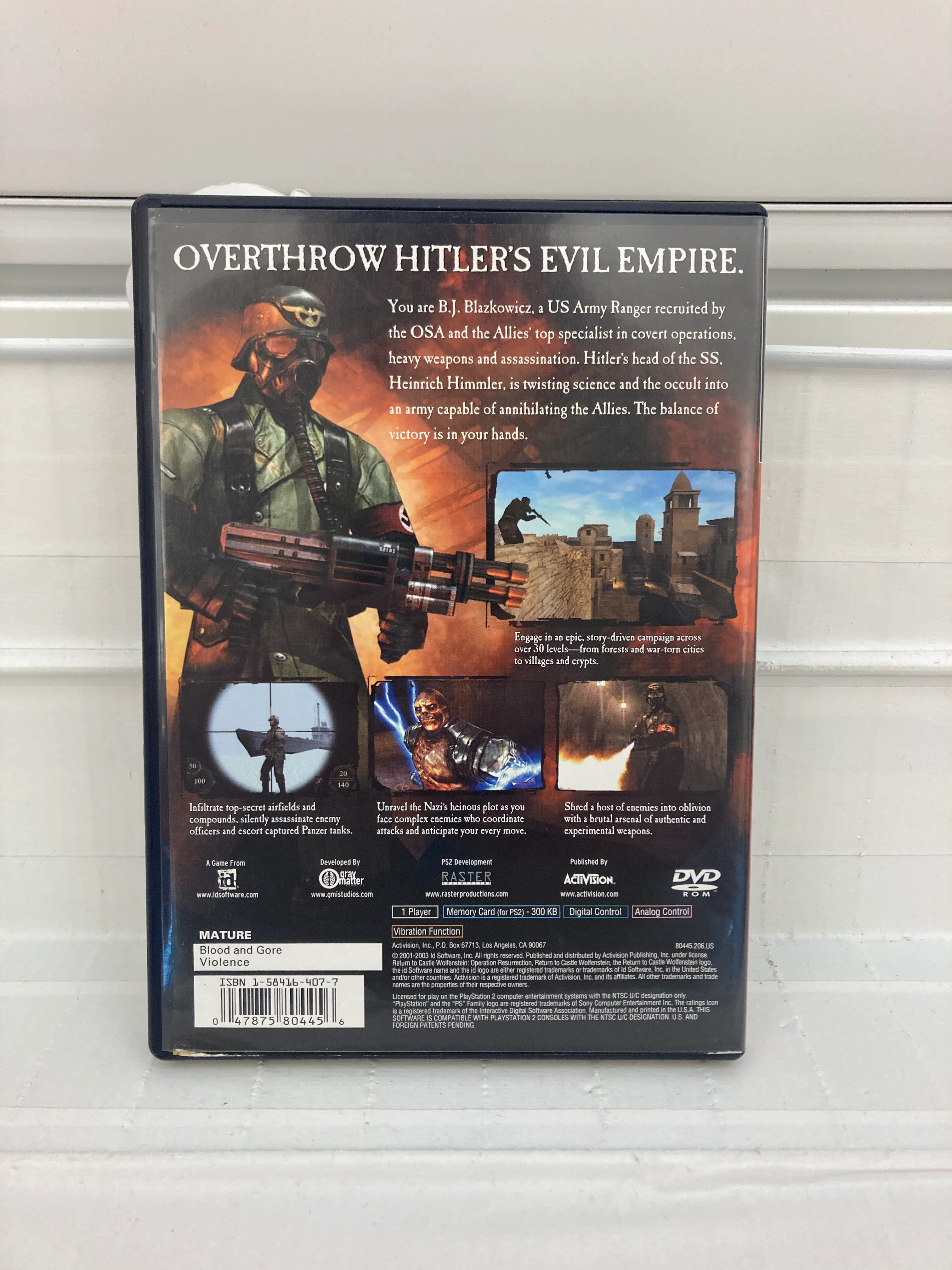 Return to Castle Wolfenstein - Playstation 2 - Image 2