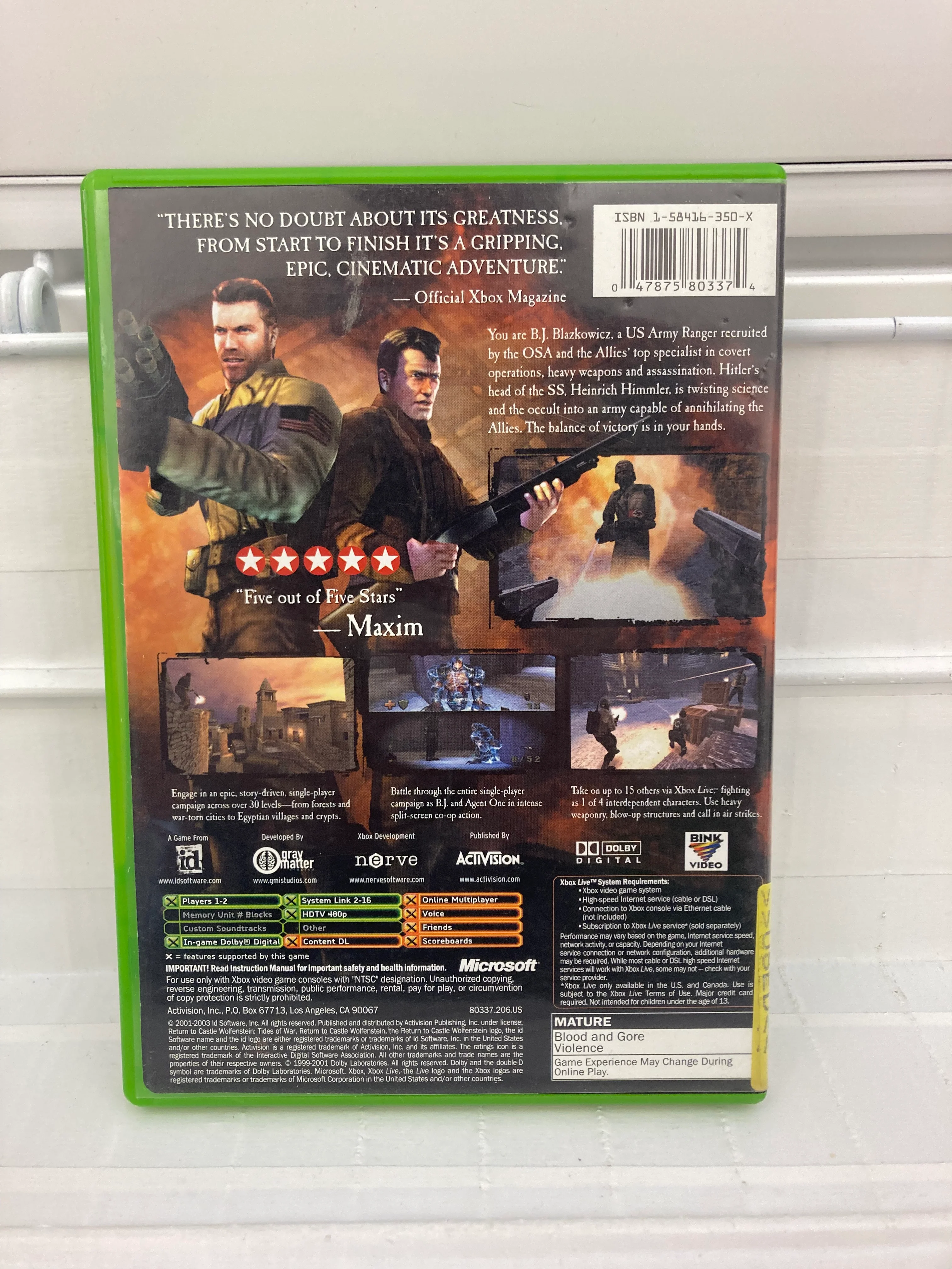 Return to Castle Wolfenstein - Xbox - Image 2