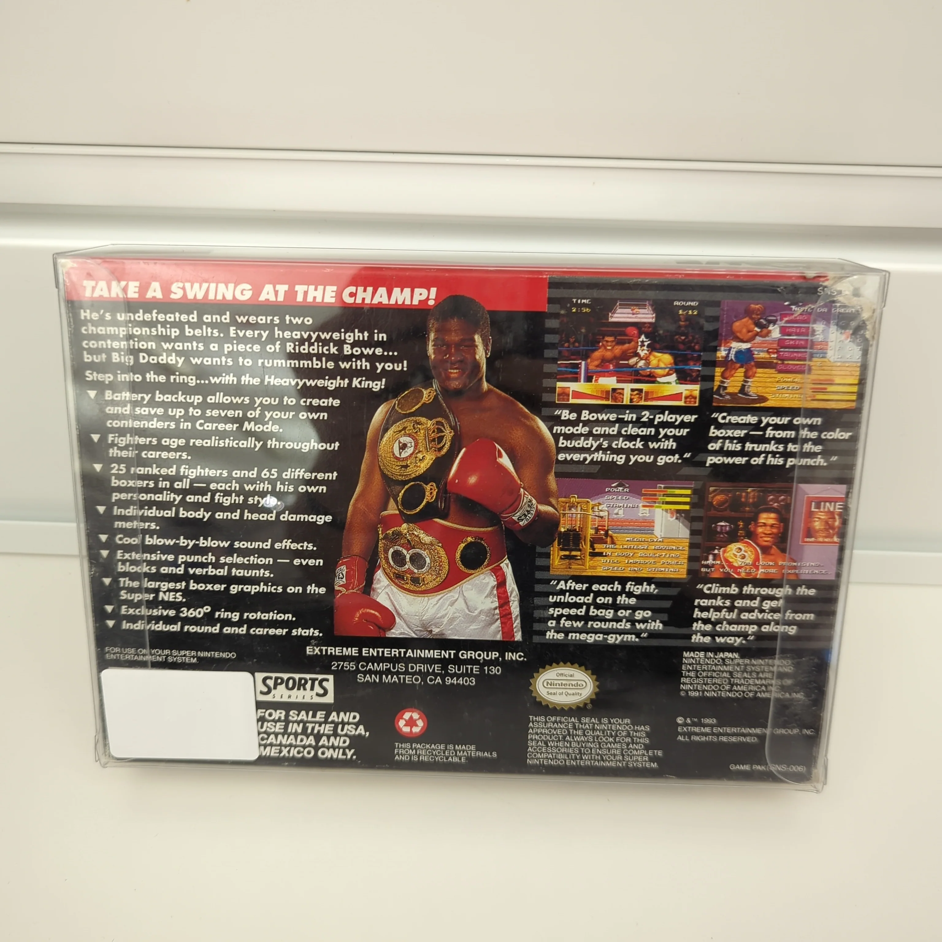Riddick Bowe Boxing - Super Nintendo - Image 2